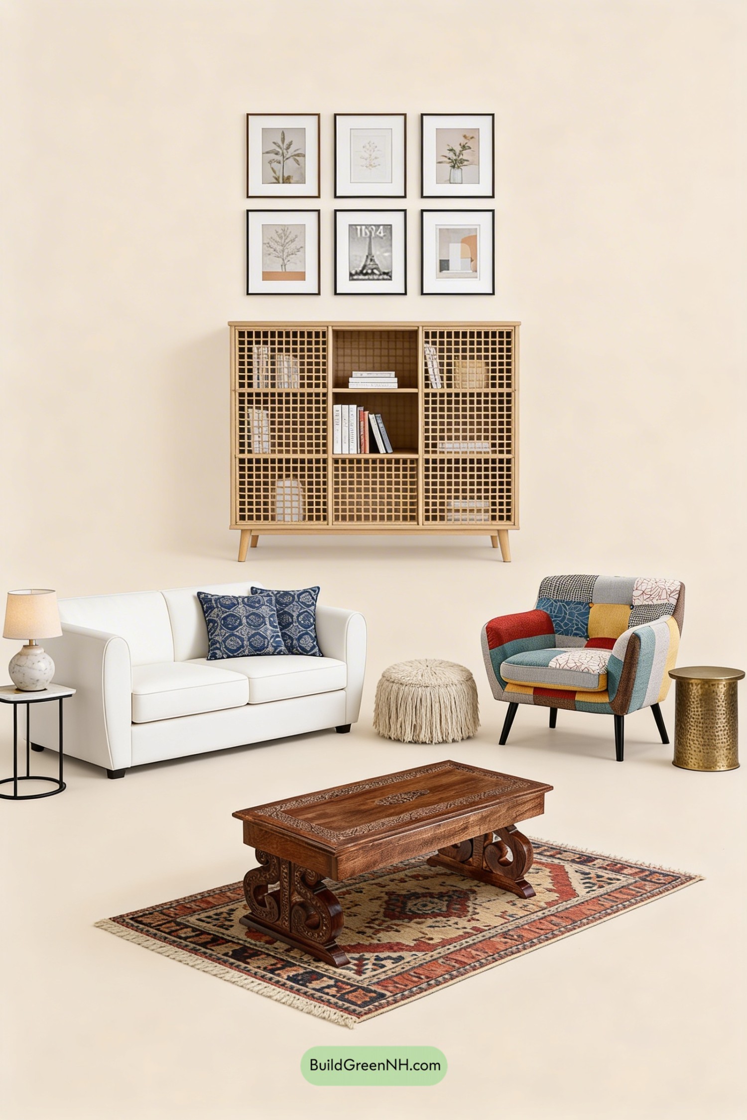 Moodboard for Greek Villa with Collected Soul