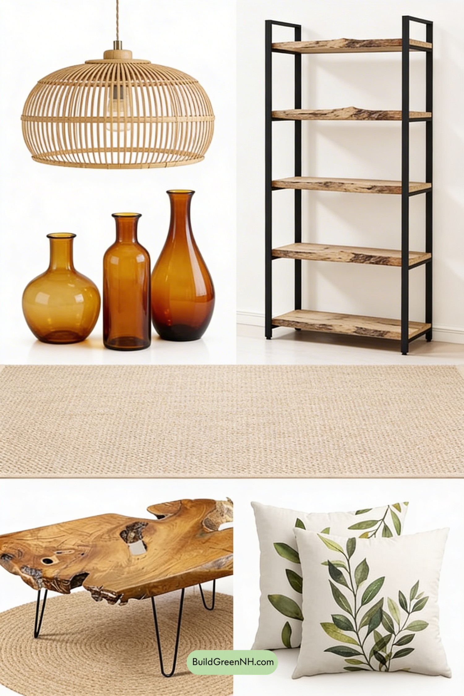 Moodboard for Tidepool Blue Living Room Escape