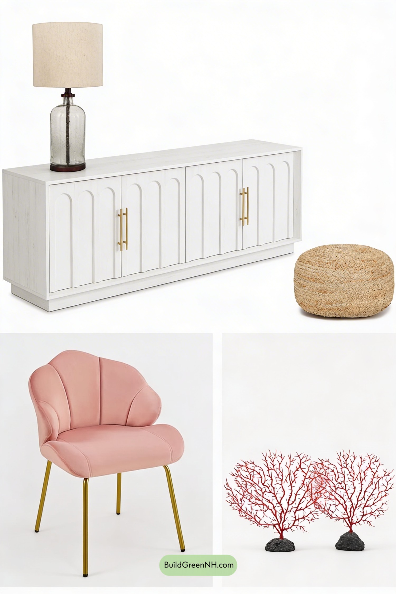 Moodboard for Sunrise Shore Living Room Retreat