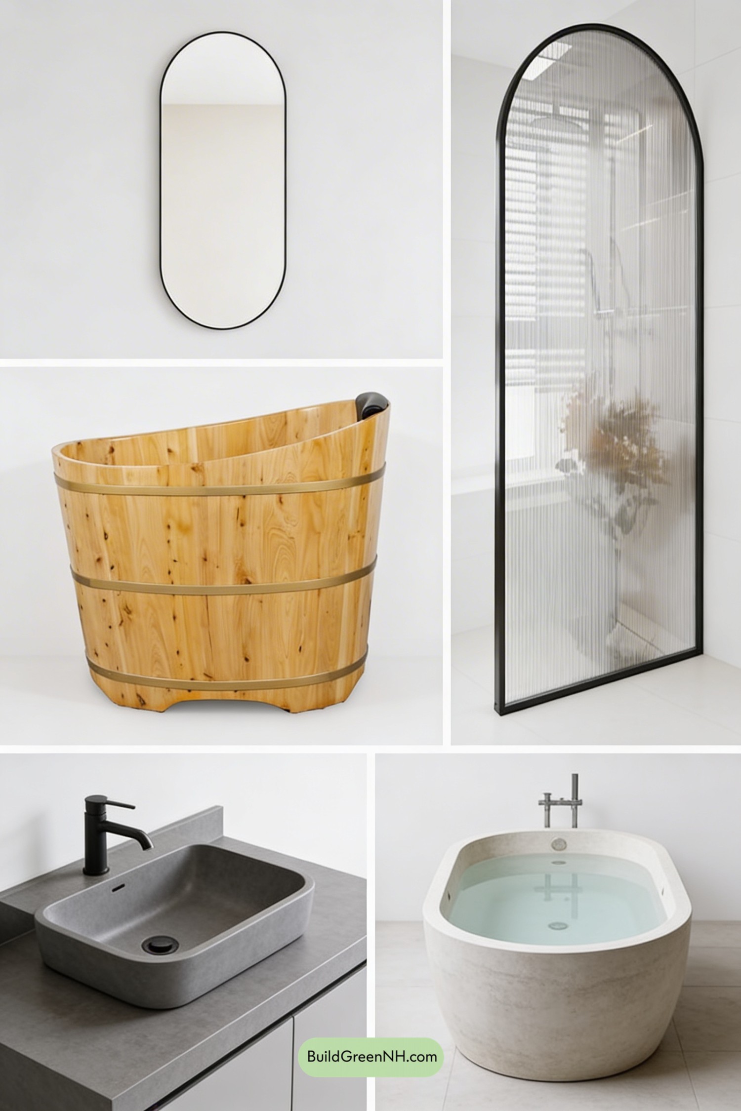 Moodboard for Japandi Calm in Ash Wood