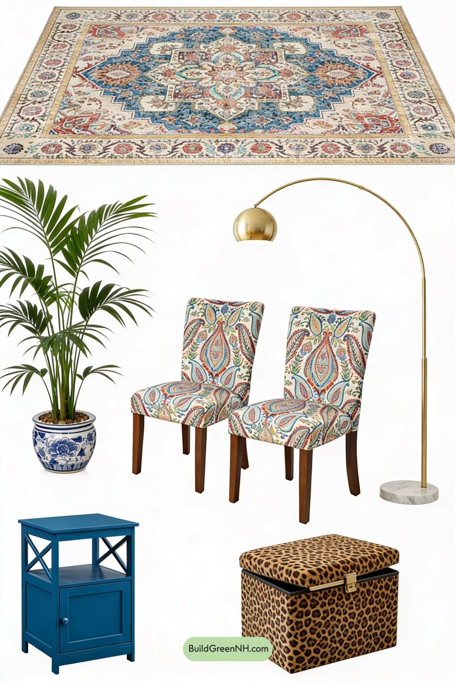 Moodboard for Orange Velvet, Gallery-Style Drama