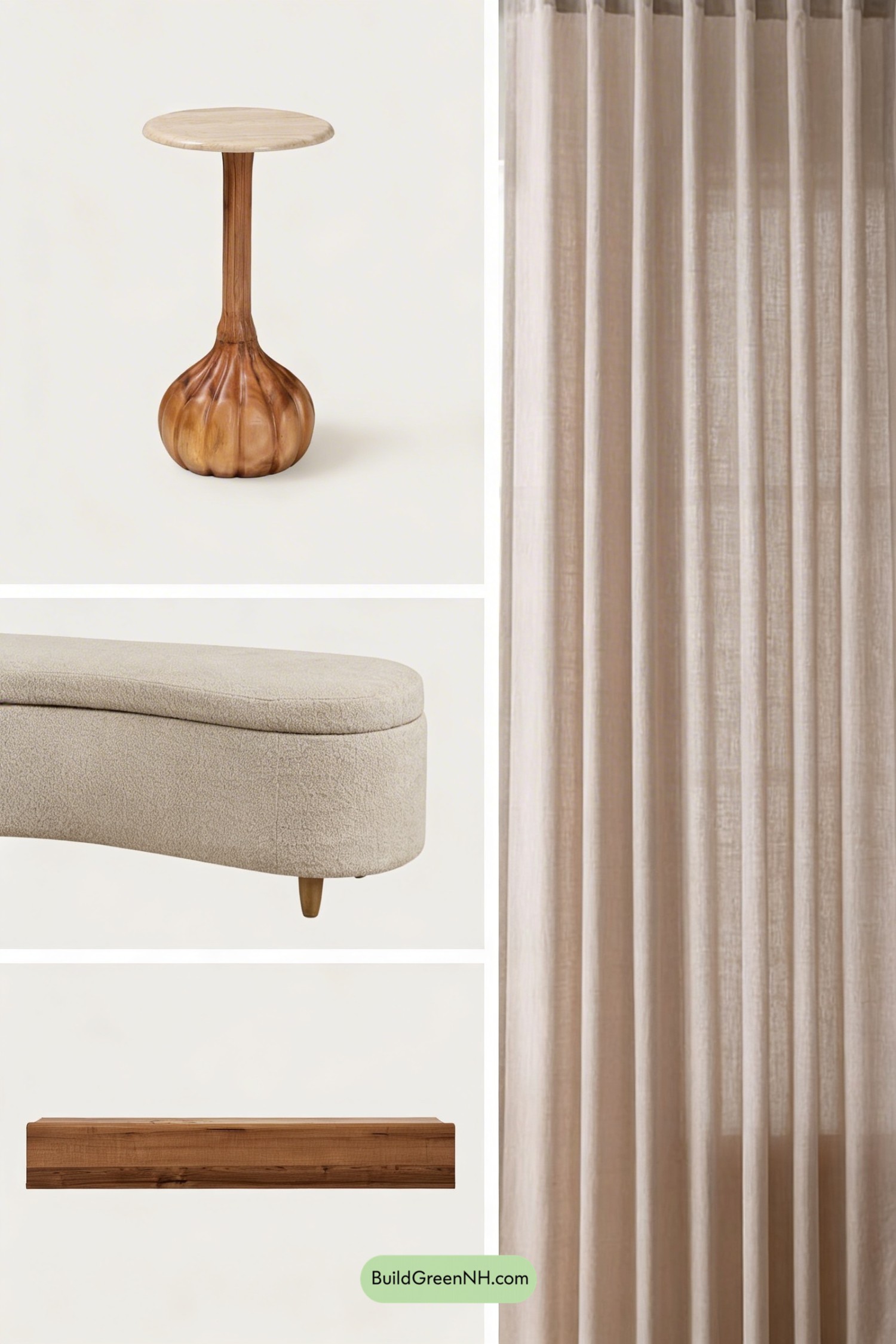 Moodboard for Organic Dining Nook Transformation