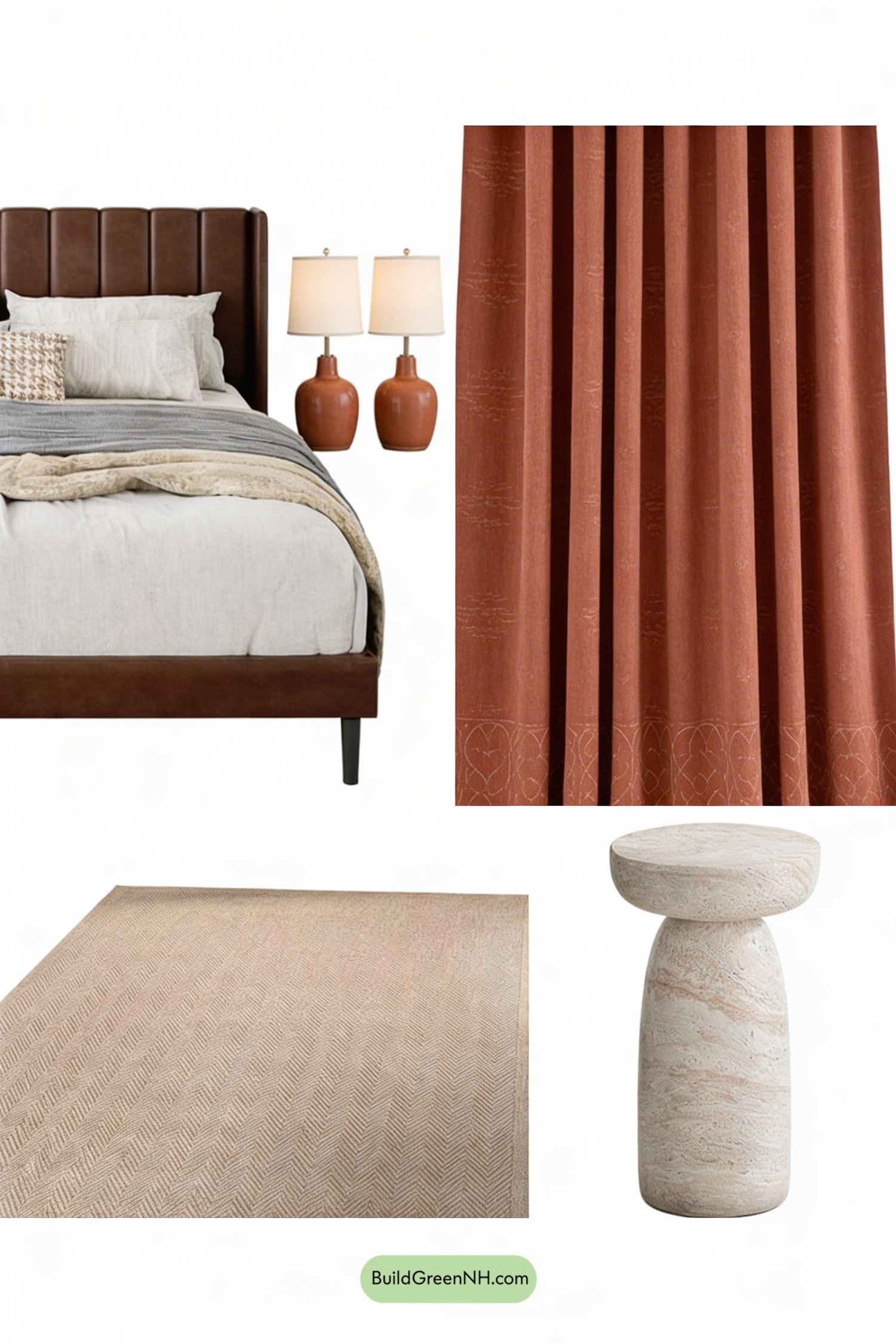 Moodboard for Desert-Modern Master Bedroom Refresh