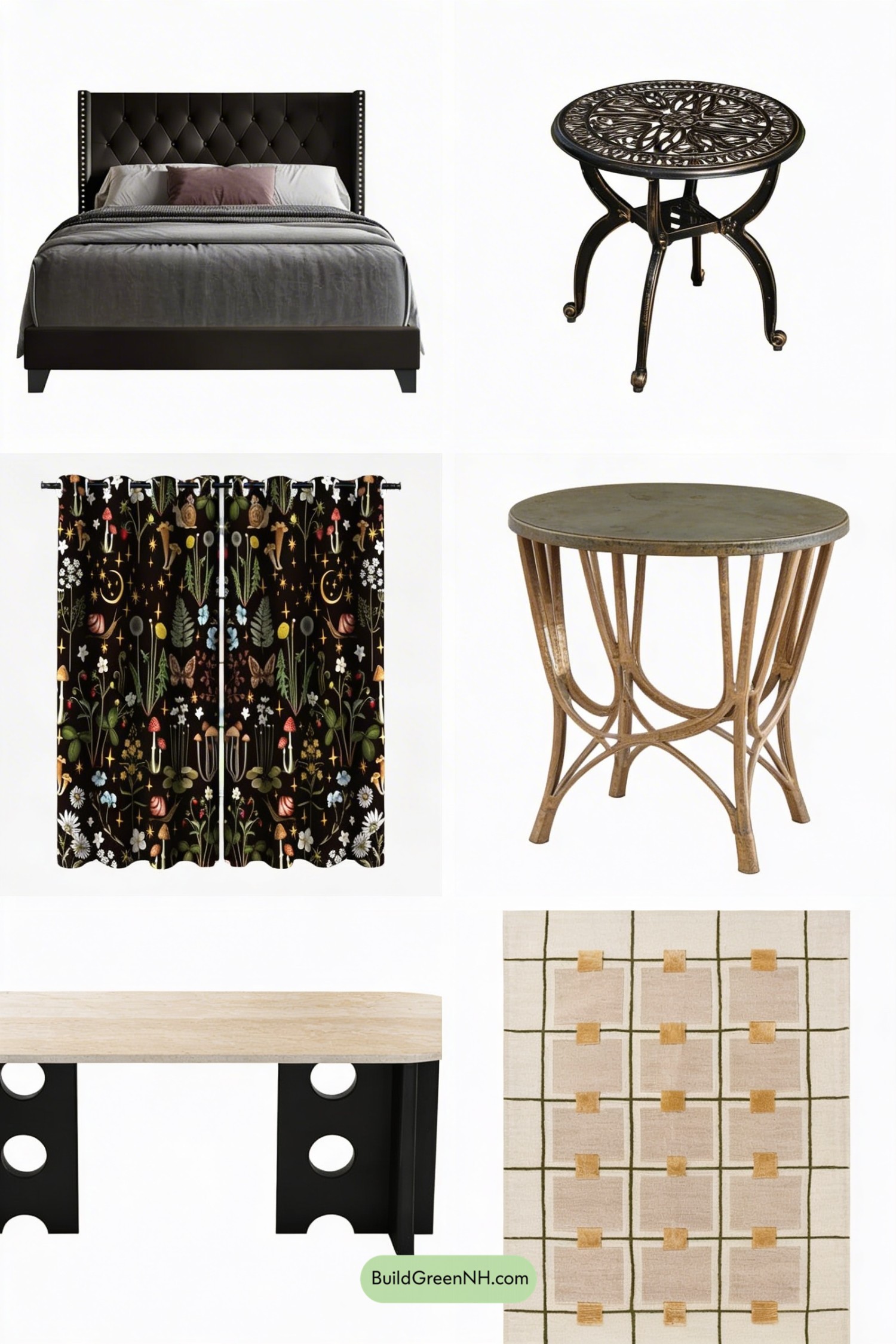 Moodboard for Stone and Bronze Master Retreat