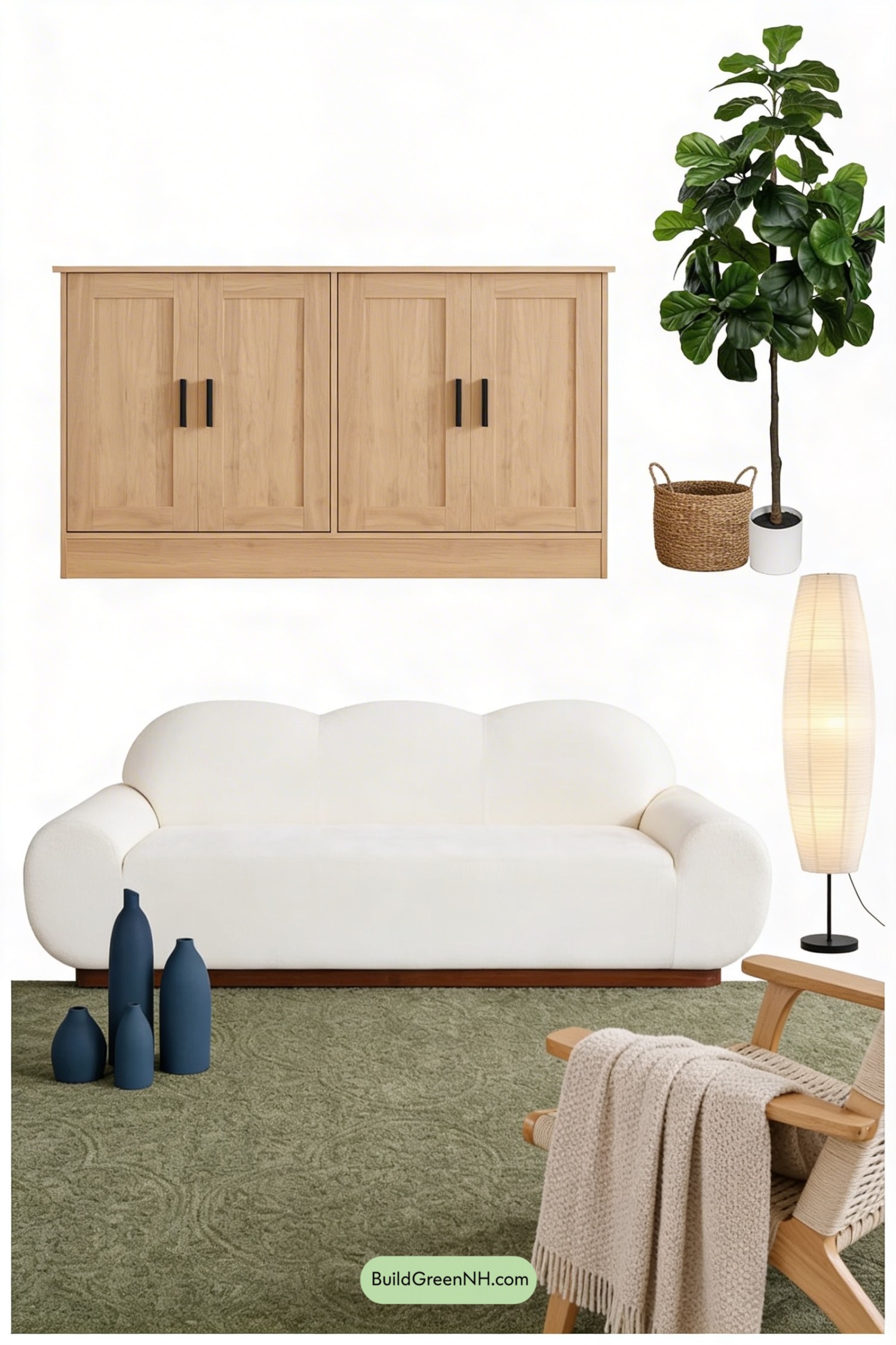 Moodboard for Scandinavian Summer Living Room Refresh