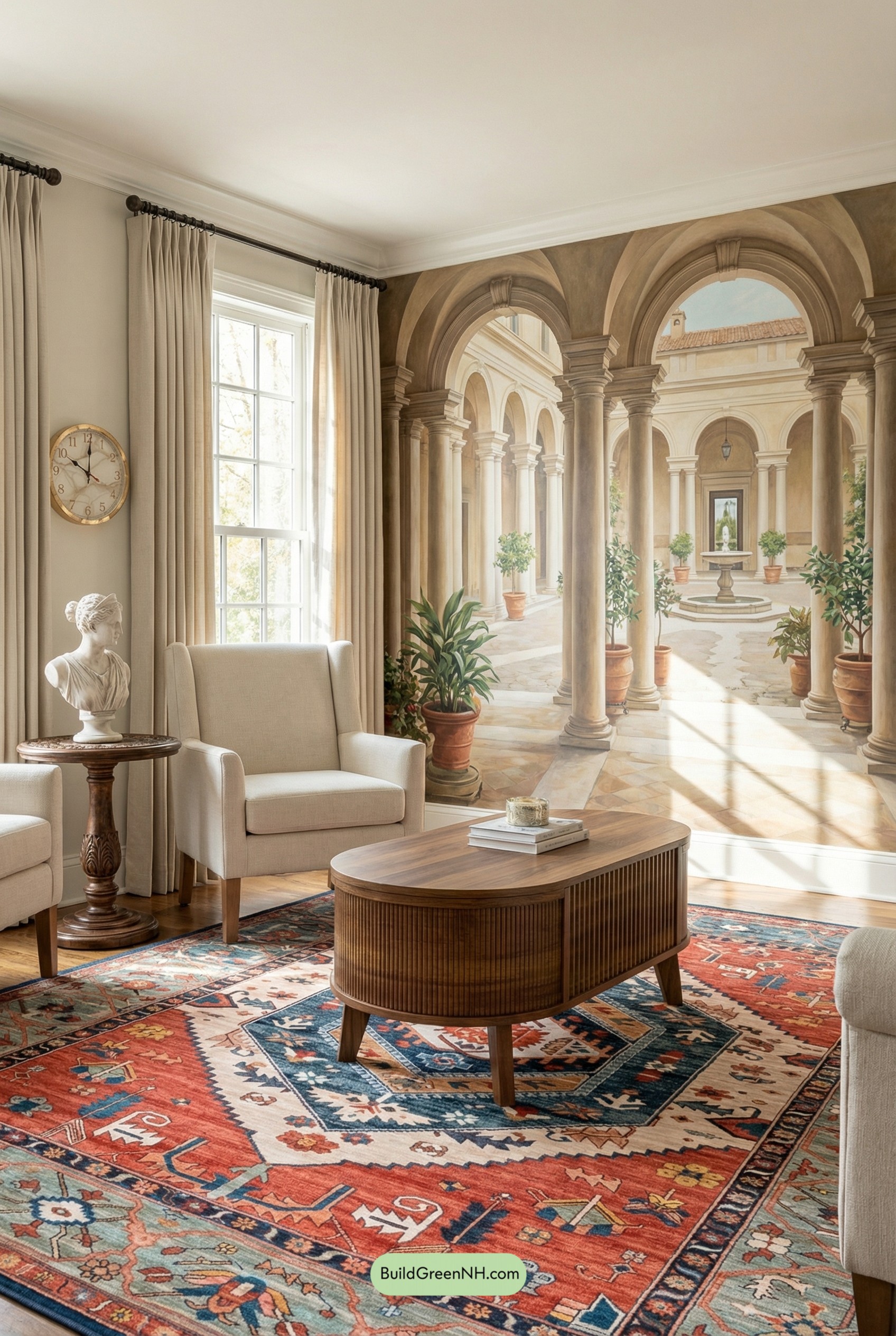 Courtyard Illusion, Living Room Edition