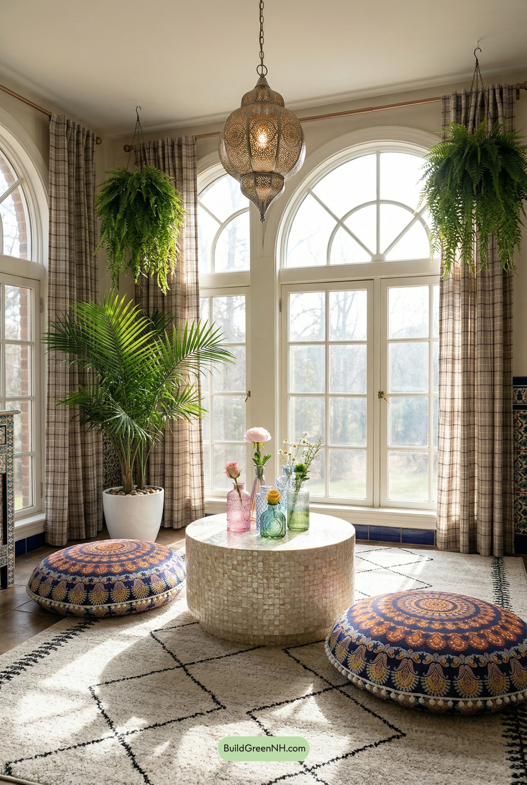 Moroccan Riad Sunroom in Soft Light