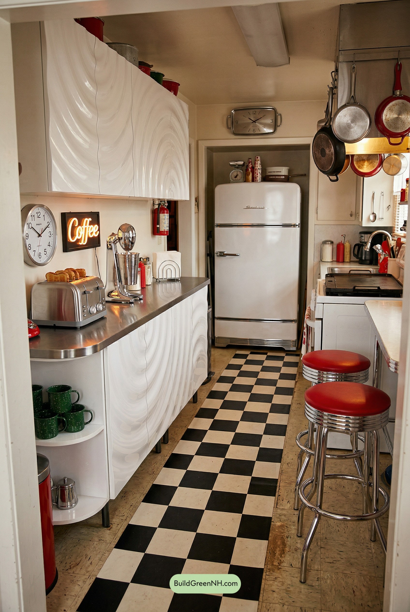 Checkerboard Runner, Diner-Style Swagger