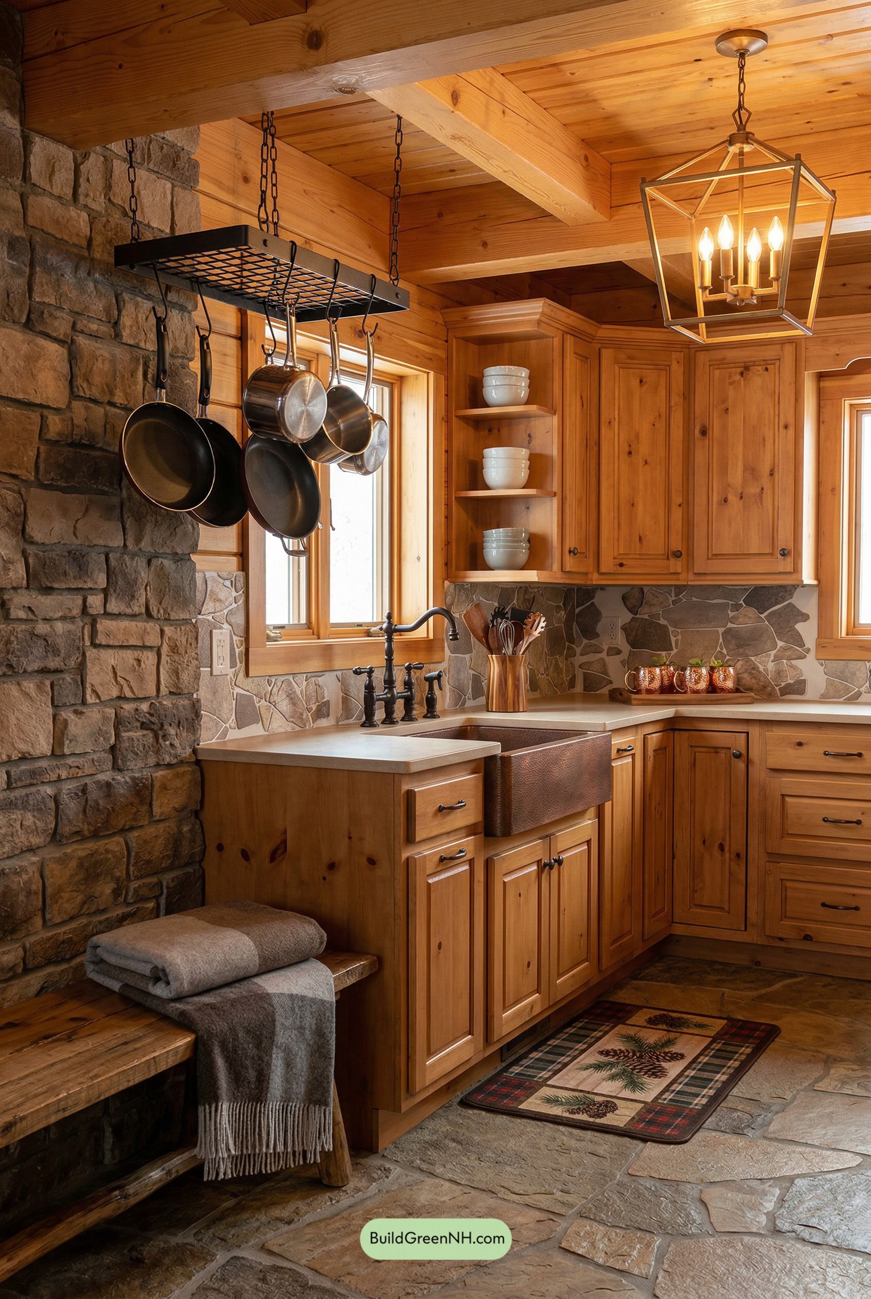 Cabin Plaid Comfort by the Sink