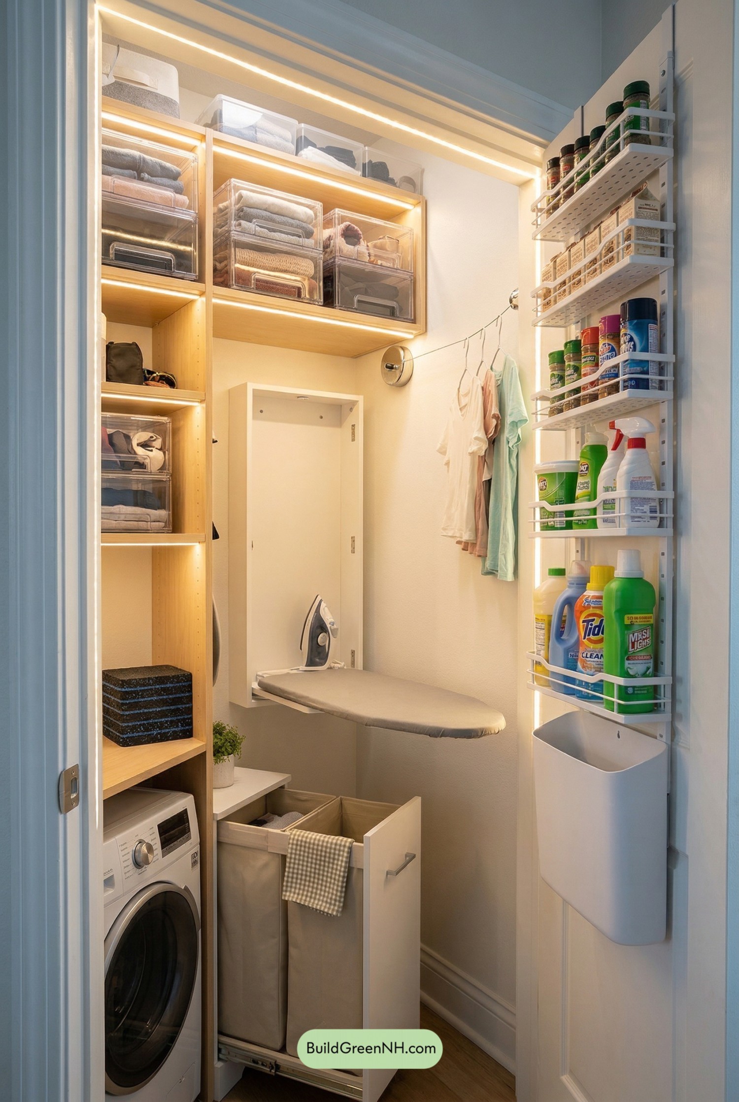 The Laundry Closet That Does It All