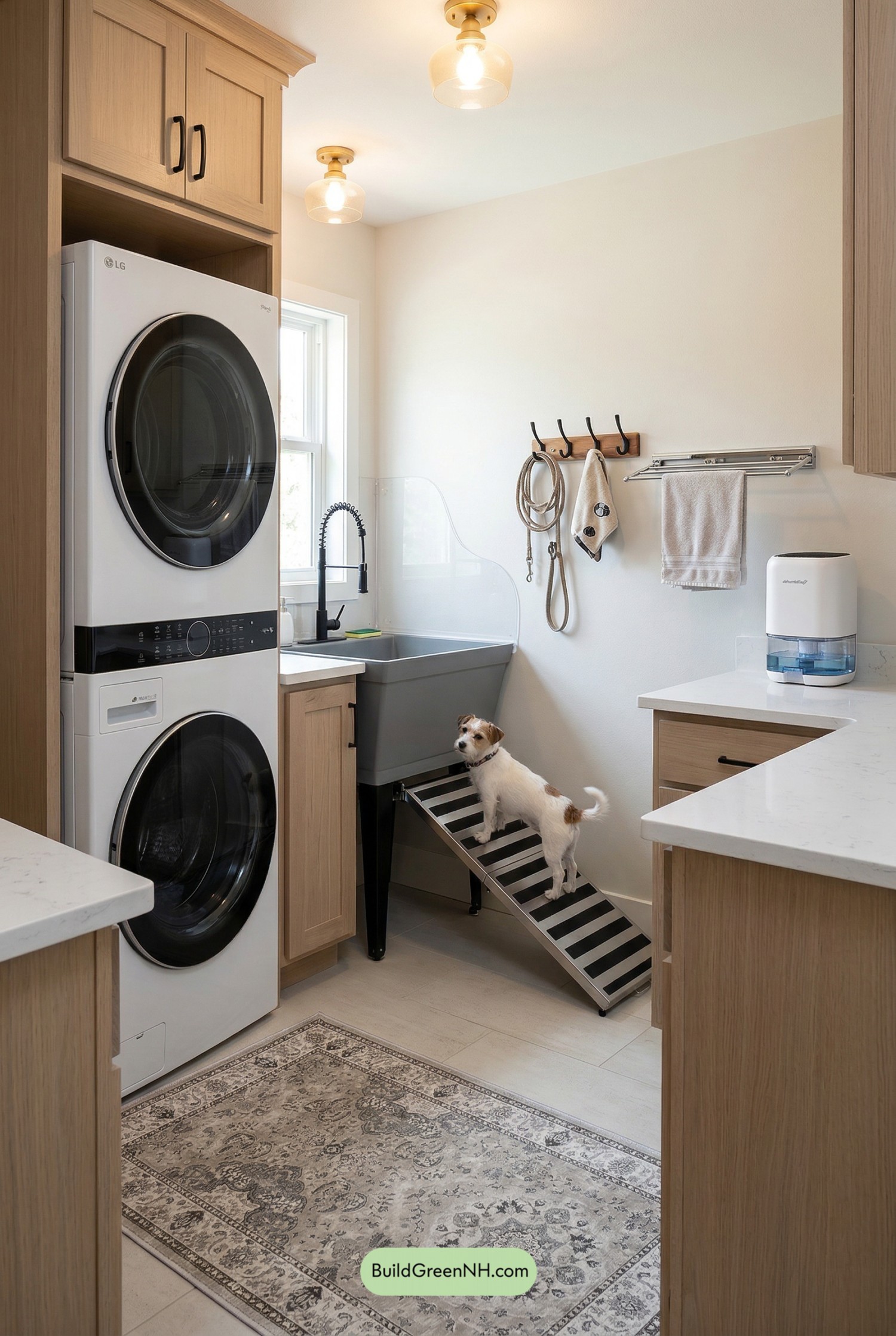 Tiny Laundry, Big Dog-Wash Energy