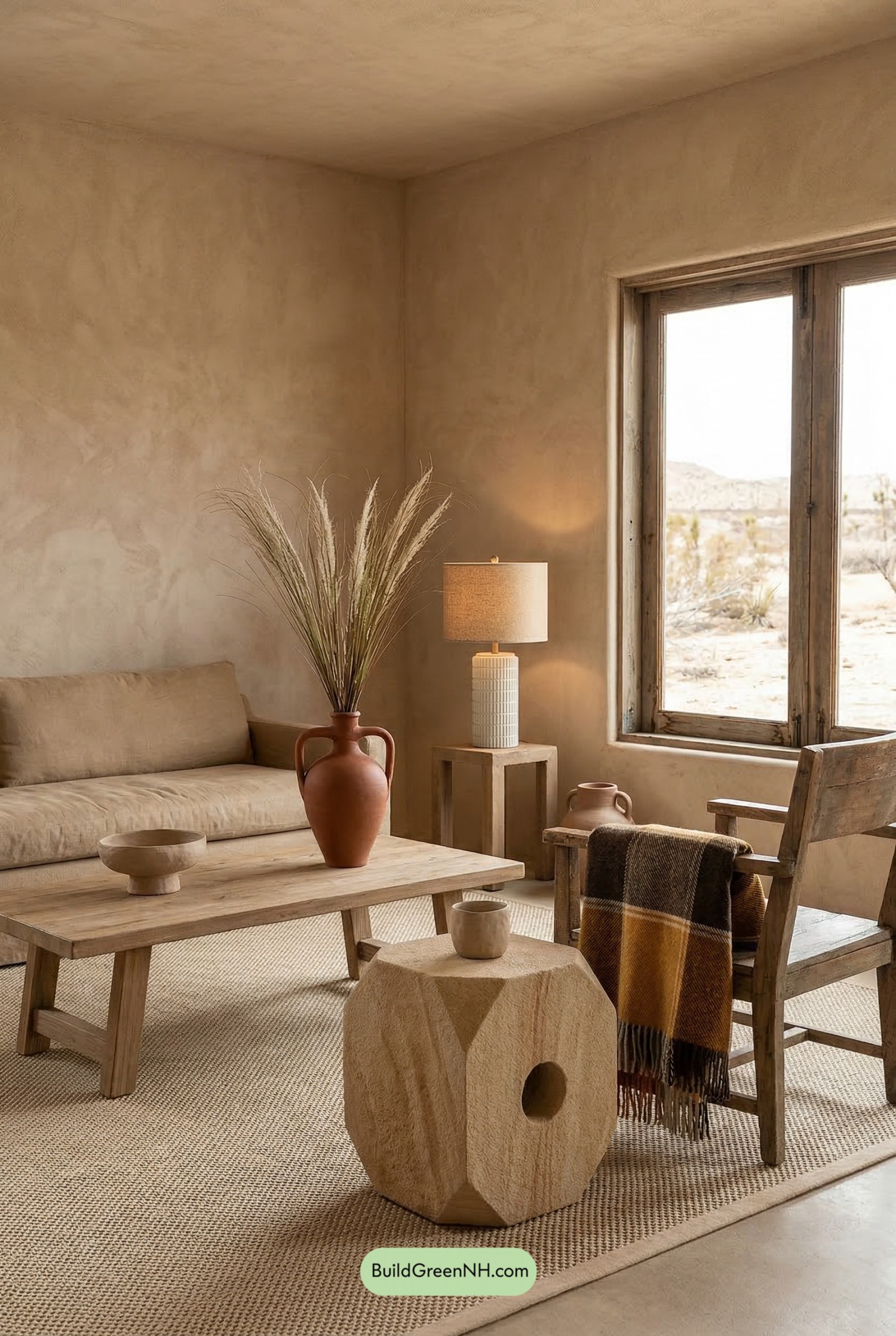 Desert Wabi Sabi Living Room
