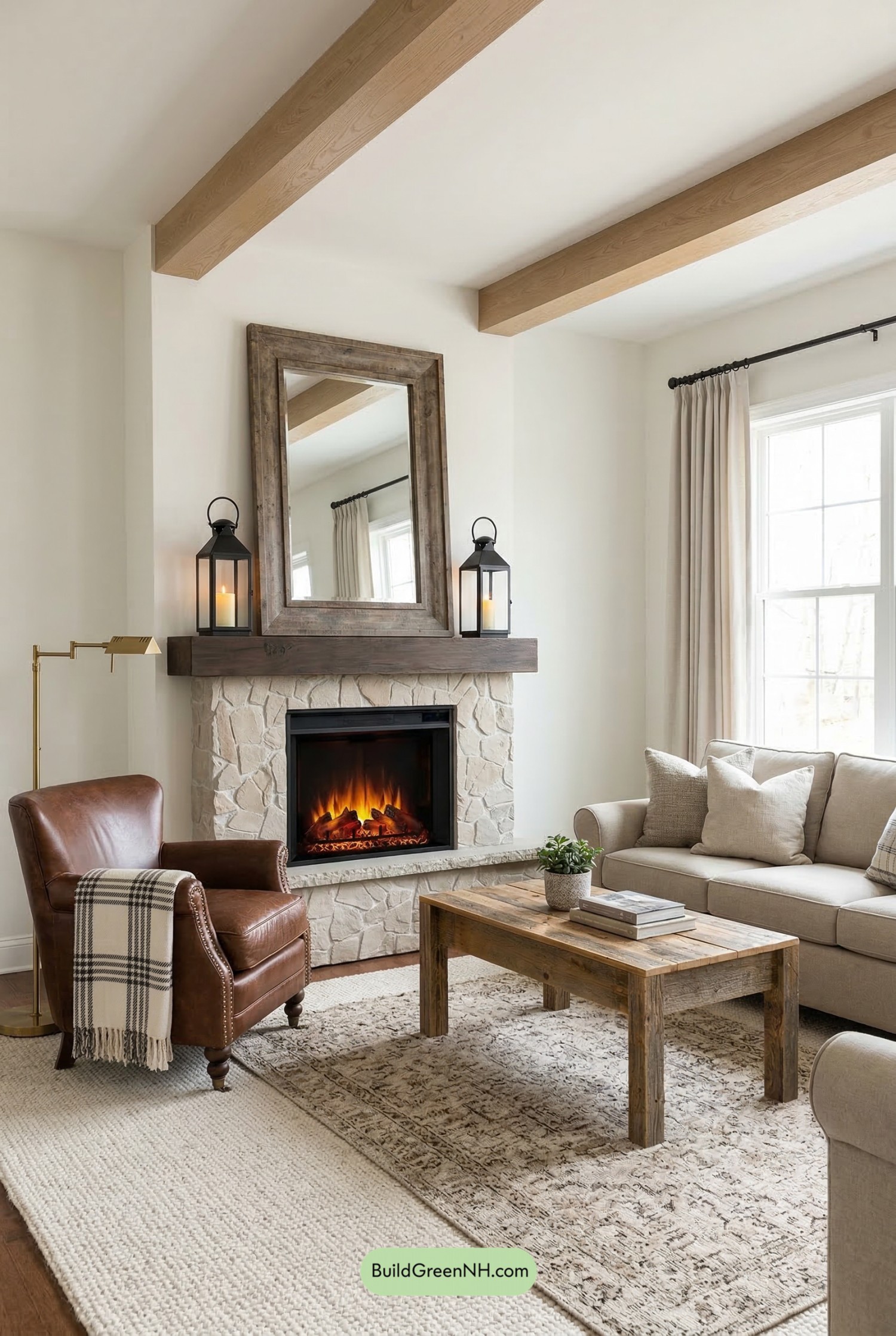 Greek Villa Modern Farmhouse Warmth