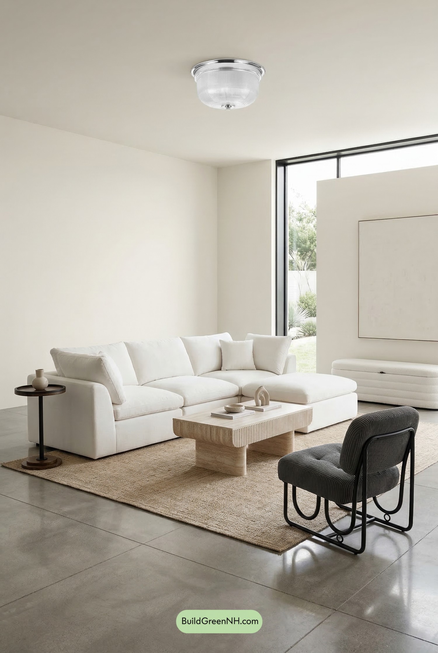 Greek Villa Minimalist Living Room