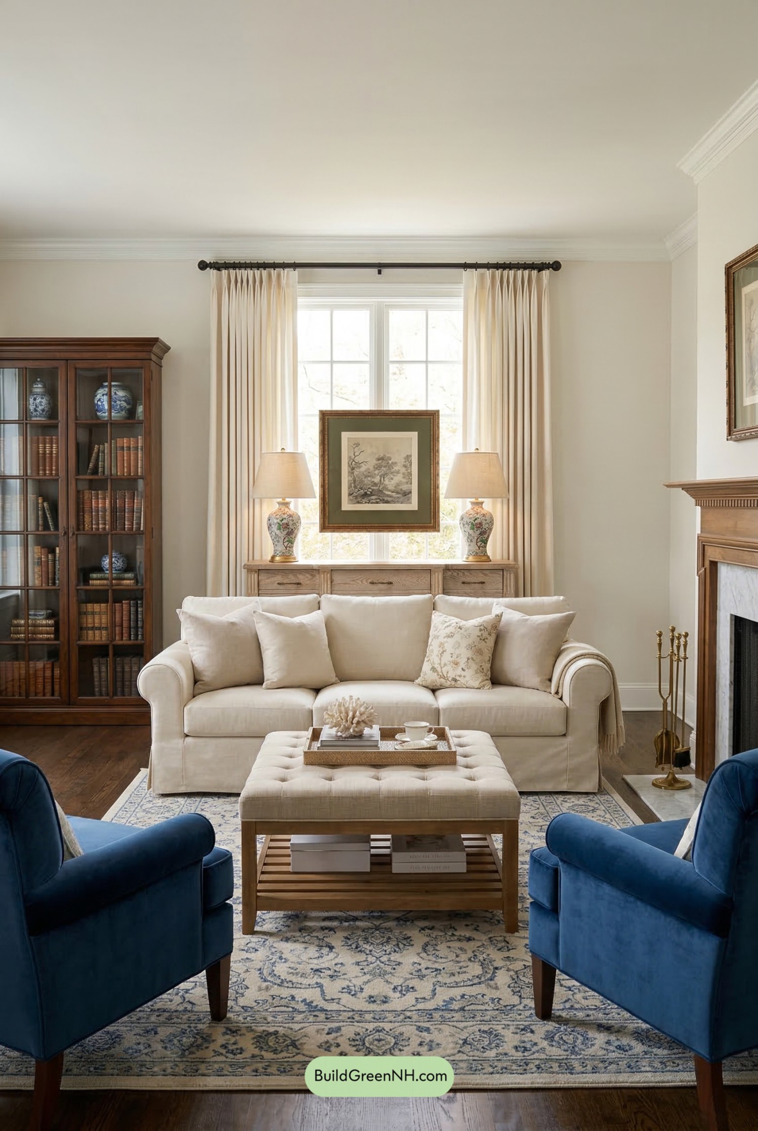 Greek Villa with Timeless Blue Accents