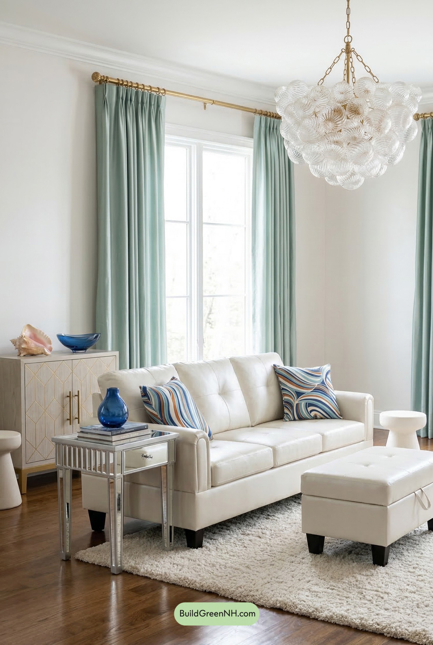 Pearl and Sapphire Ocean Glam