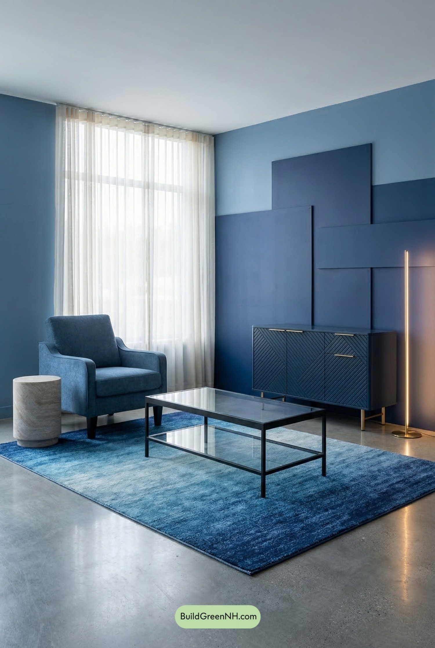 Indigo Tides Living Room