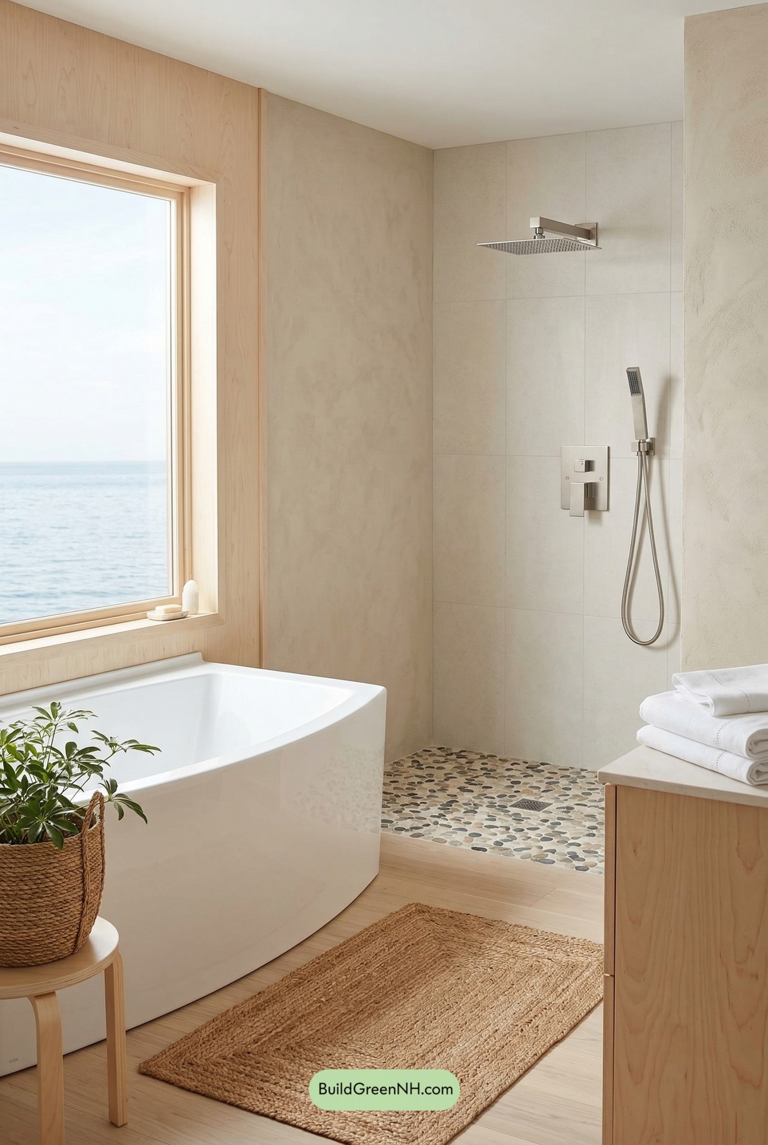 Coastal Scandi Bathroom Retreat