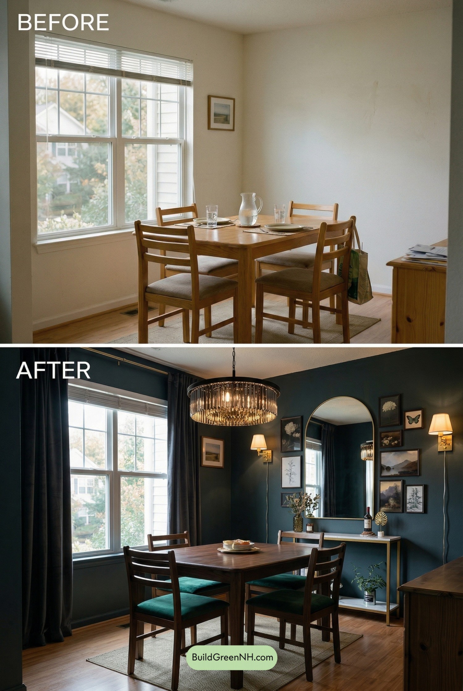 Jewel-Box Dining Room Glow