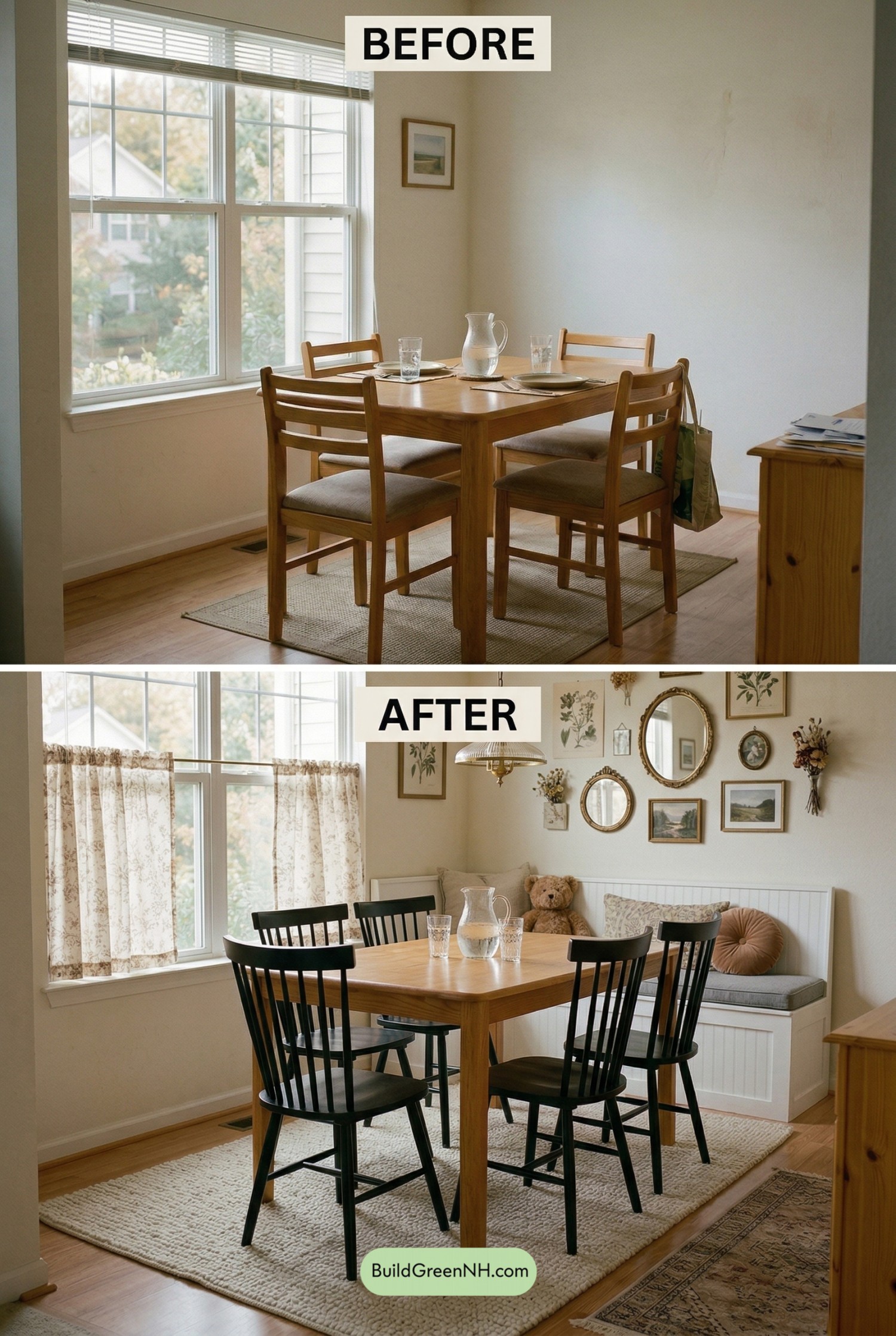 Cottagecore Charm for a Small Dining Room