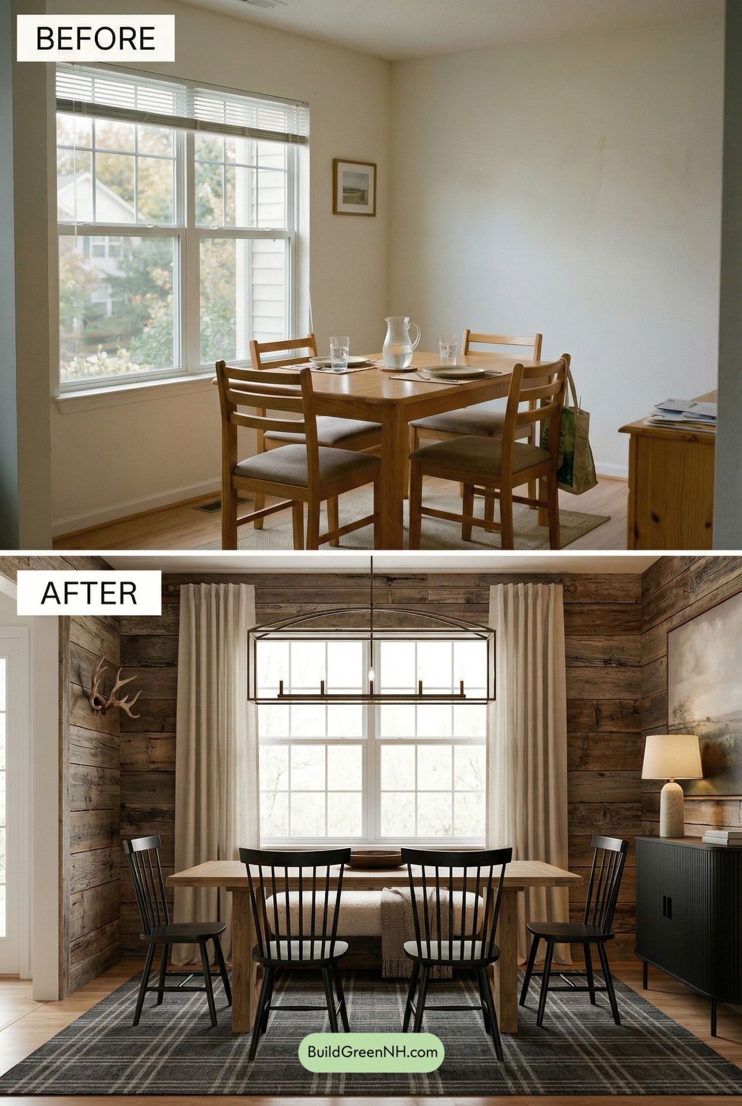 Rustic Modern Alpine Dining Nook