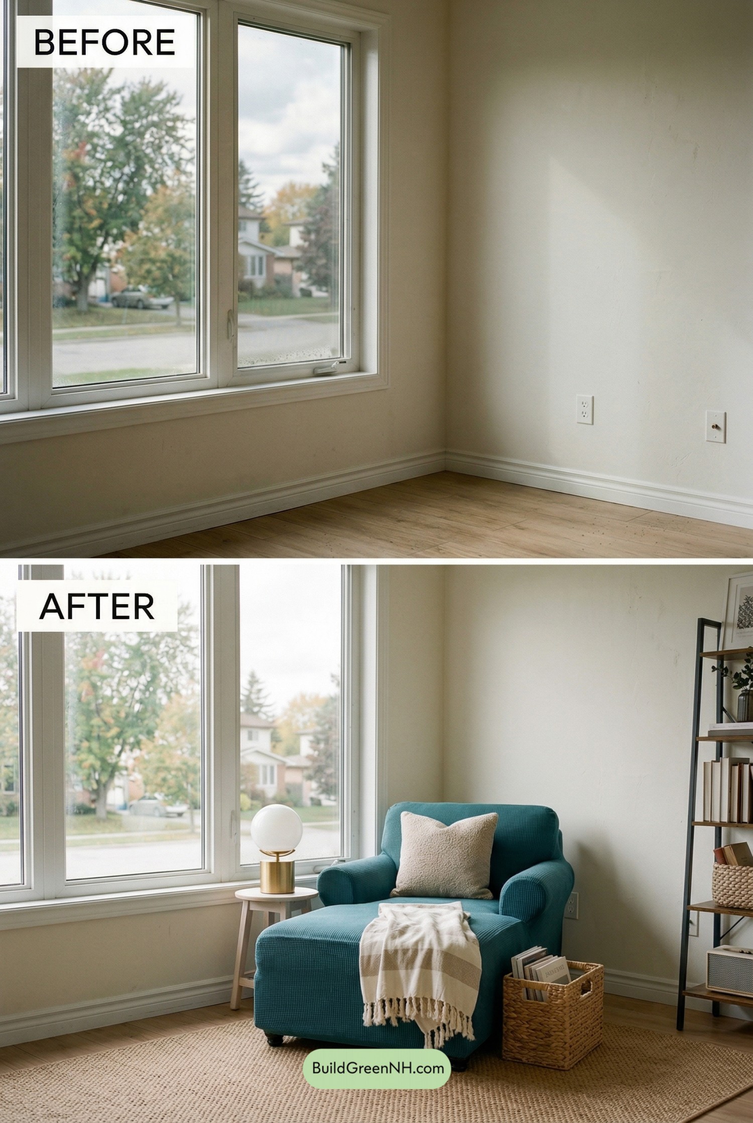 Breezy Coastal Reading Corner