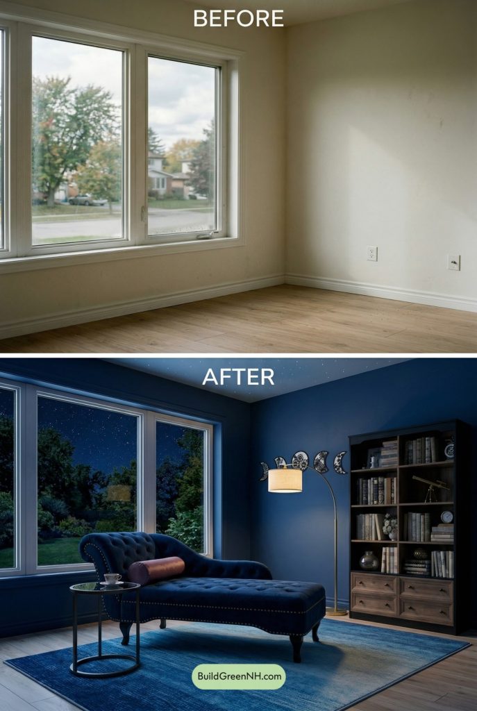 Celestial Midnight Reading Nook