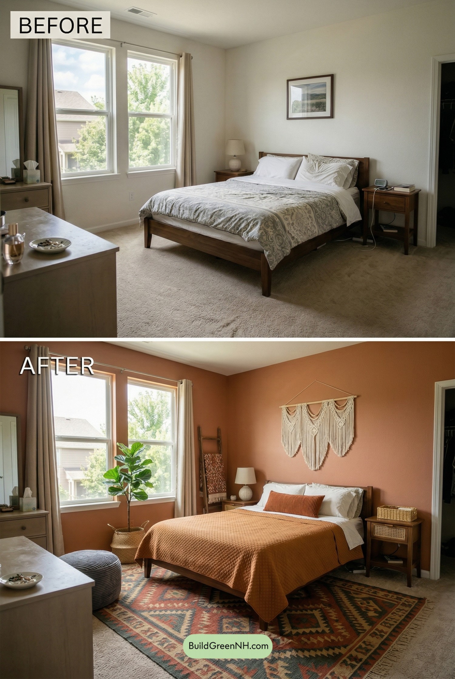 Desert Boho Warm Master Retreat