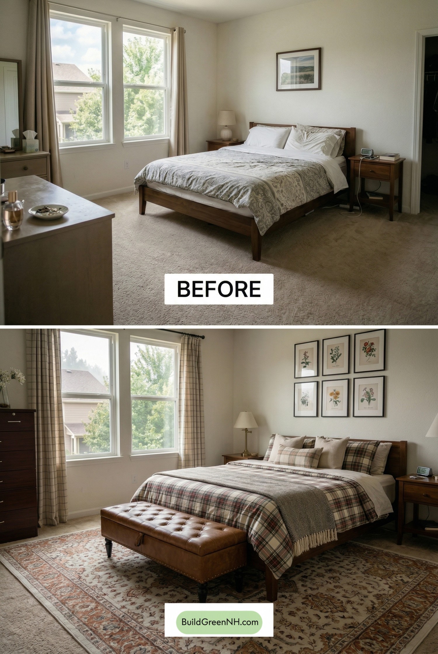 Heritage Warmth in the Master Bedroom