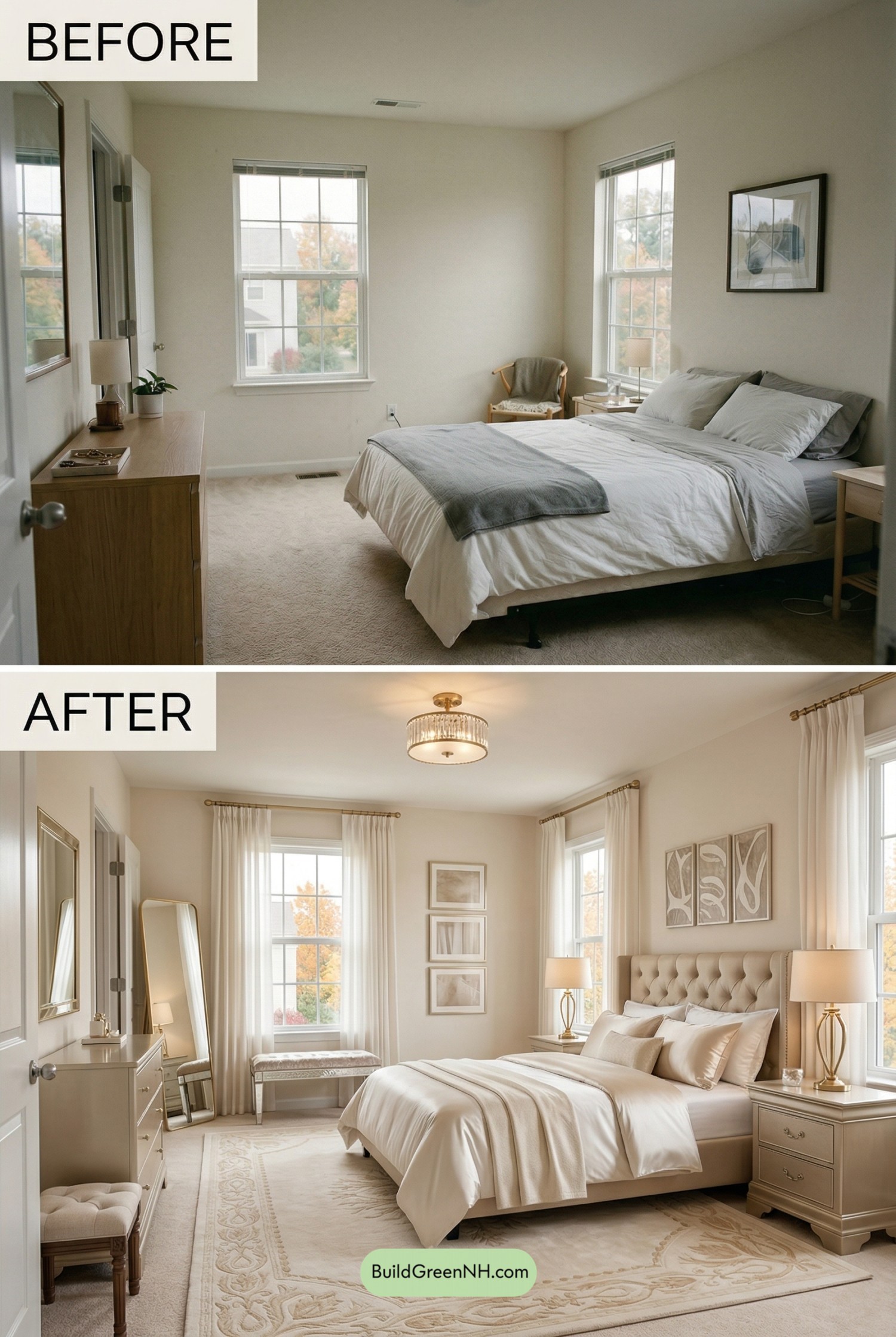 Champagne and Pearl Luxe Retreat