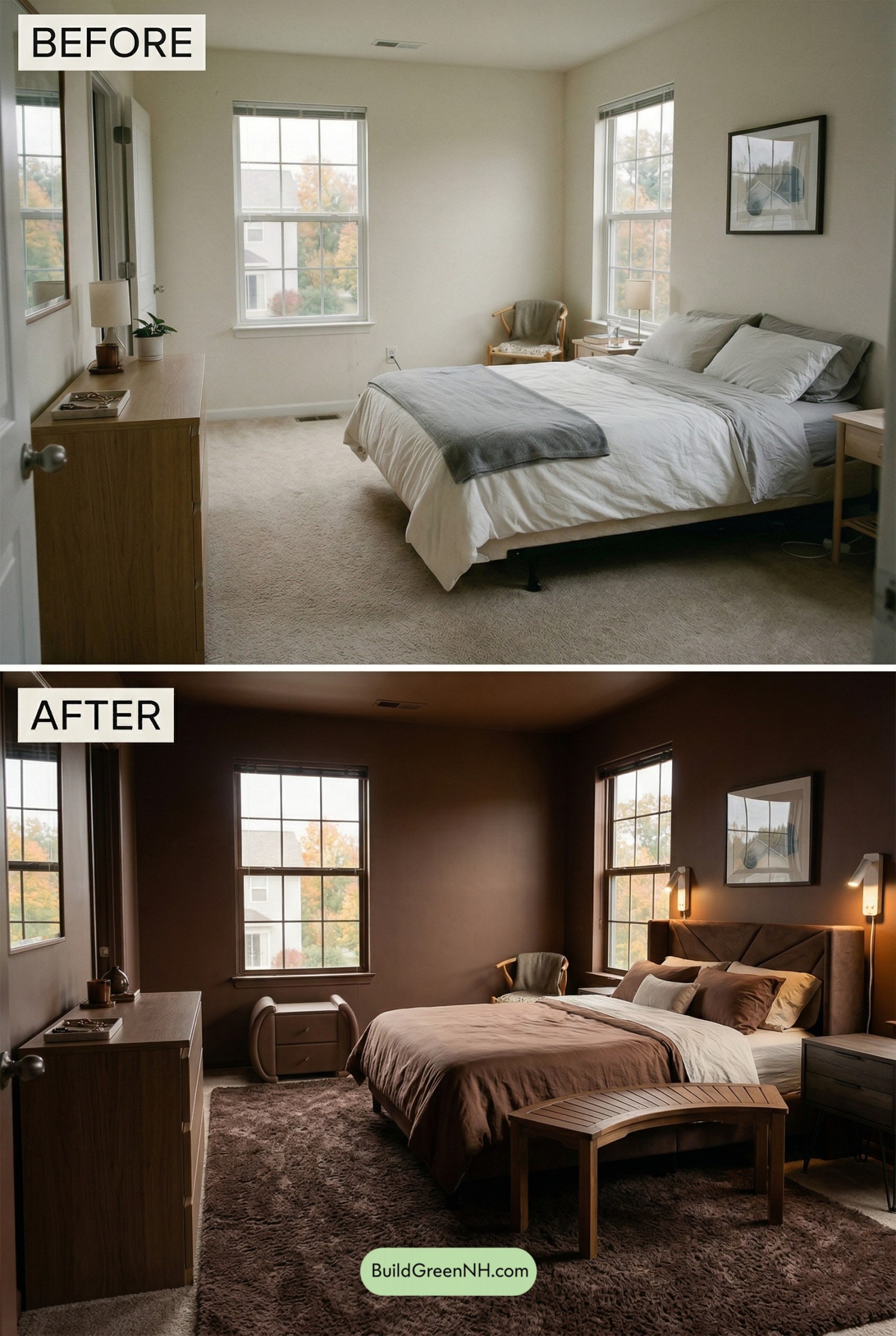 Cocoa Cocoon Master Bedroom Makeover