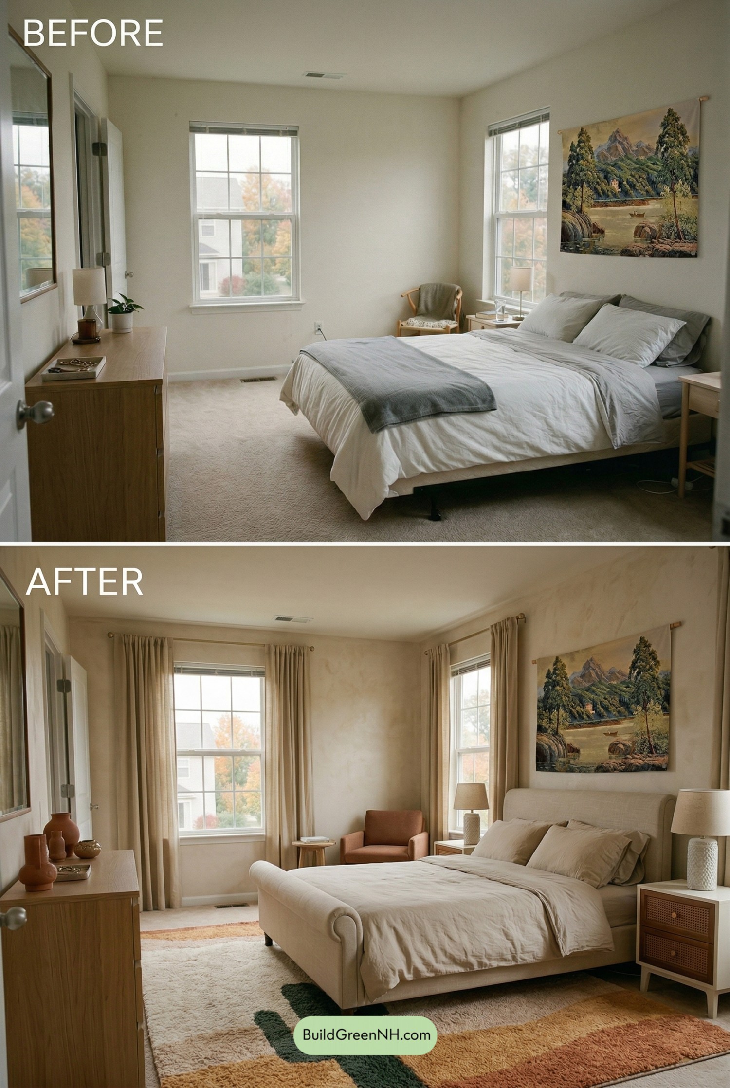 Terracotta Calm Master Bedroom