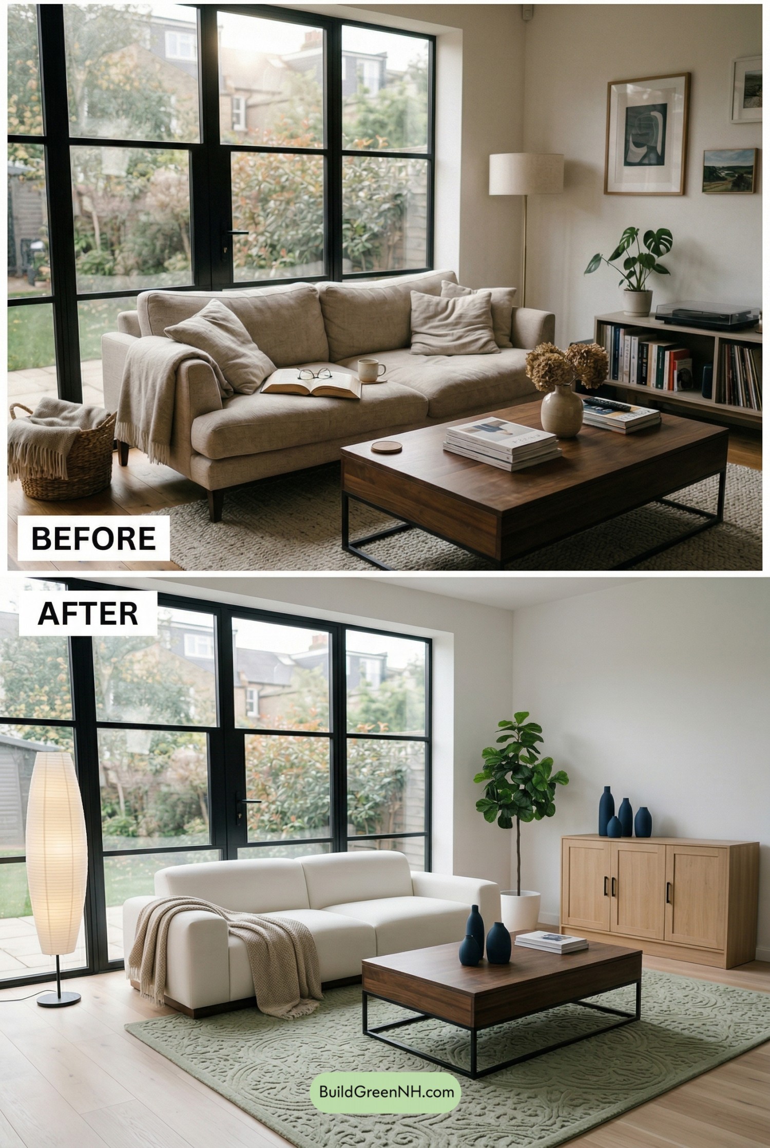 Scandinavian Summer Living Room Refresh