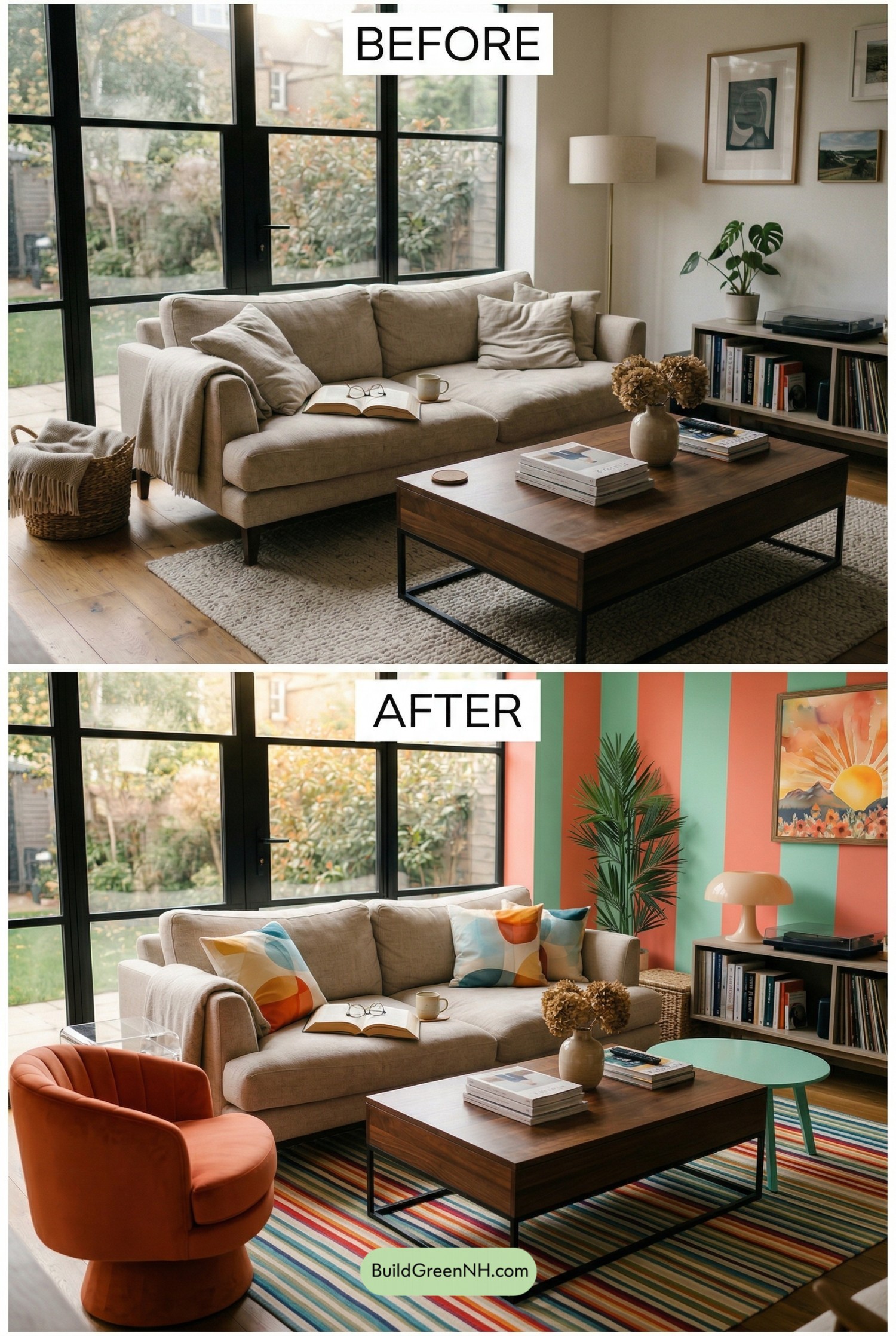 Retro Cabana Living Room Refresh