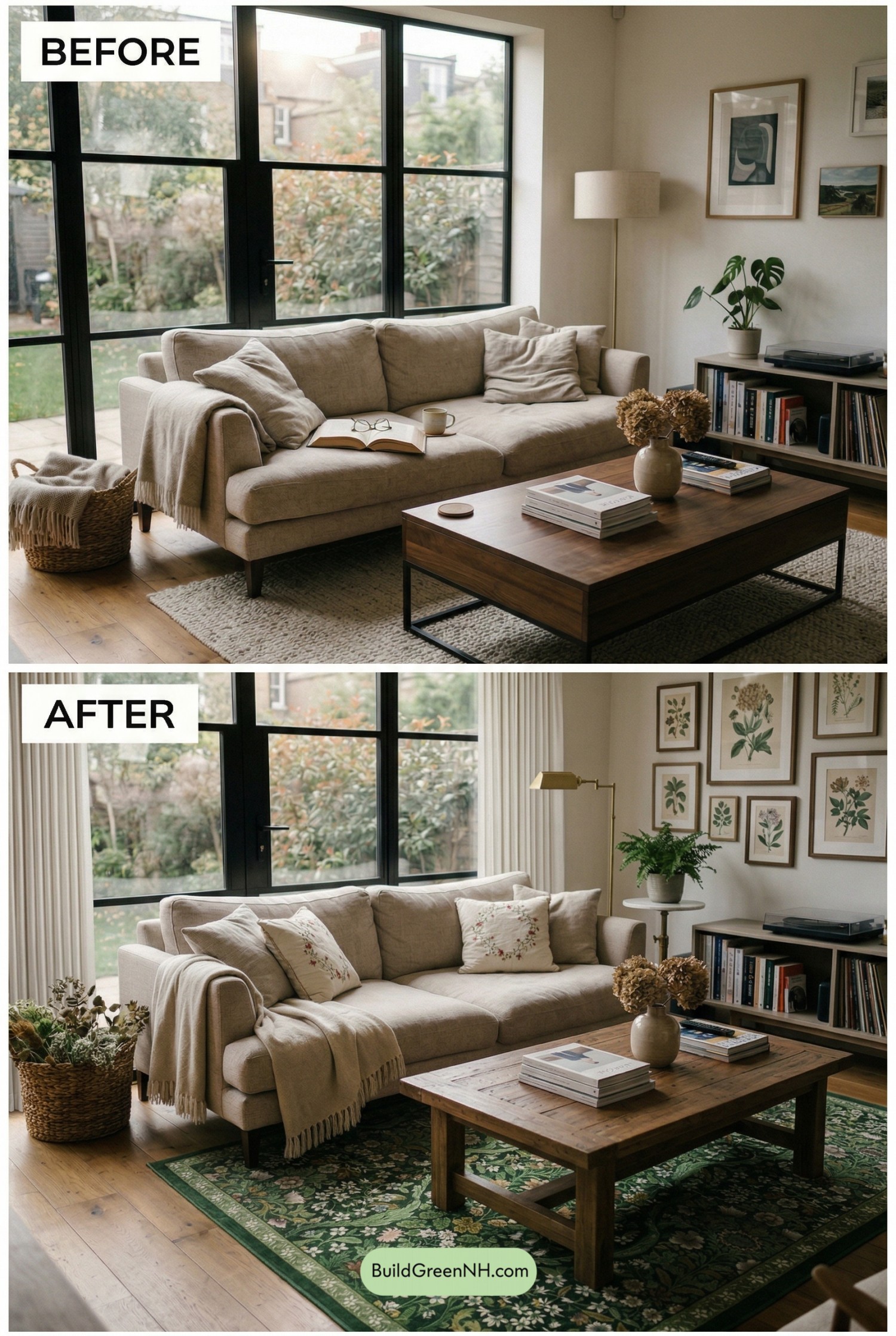 Botanical Layers, Same Sunny View