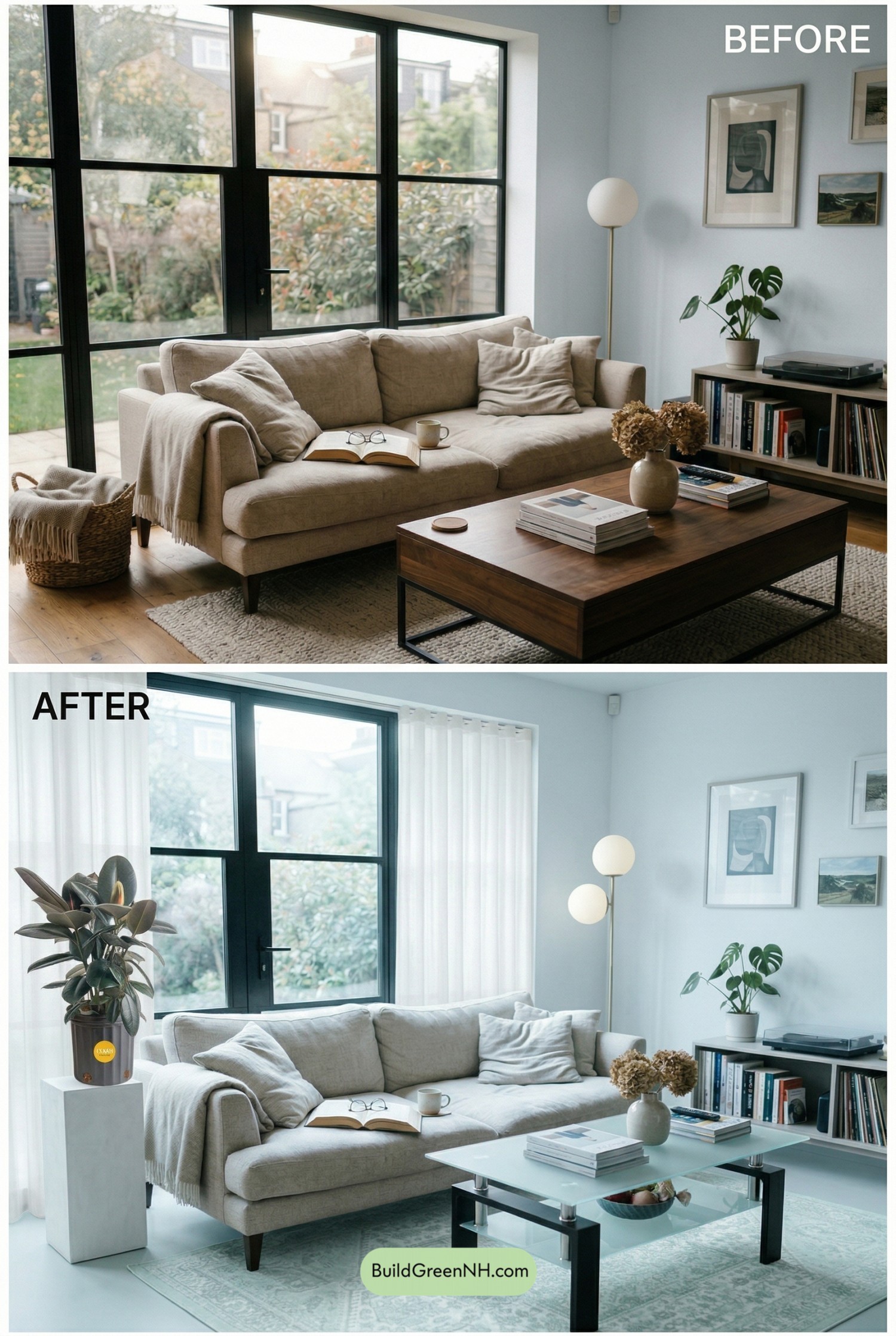 Pastel Cloud Summer Living Room