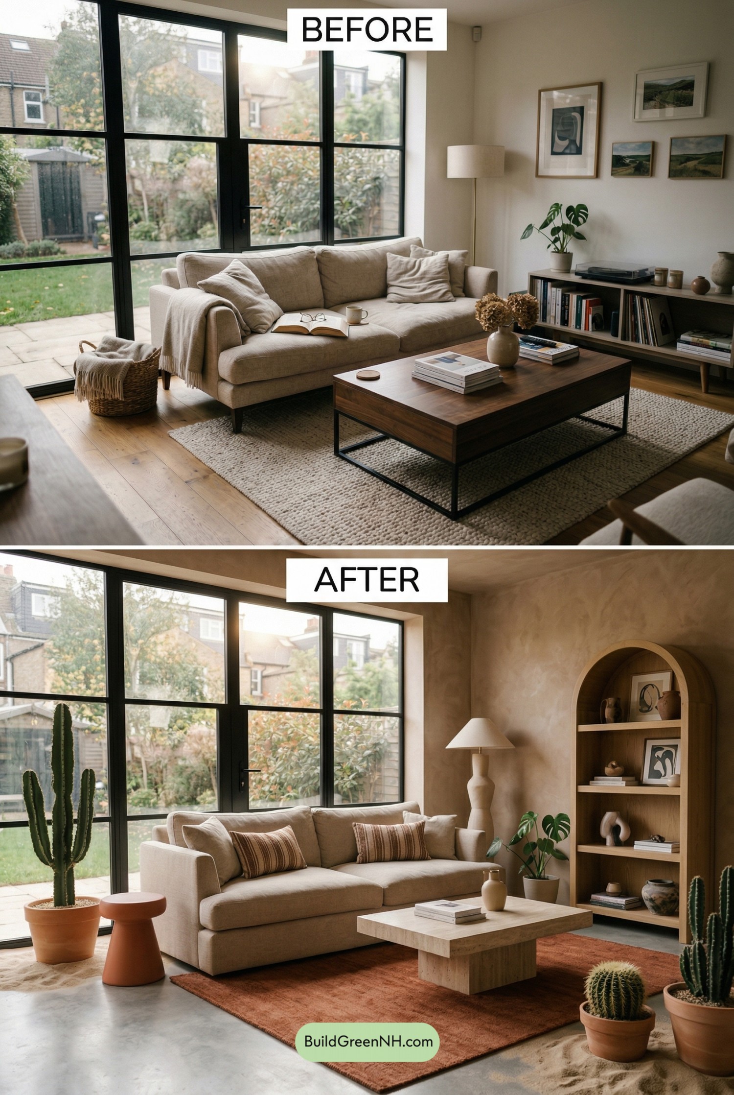 Desert Modern Summer Living Room Refresh