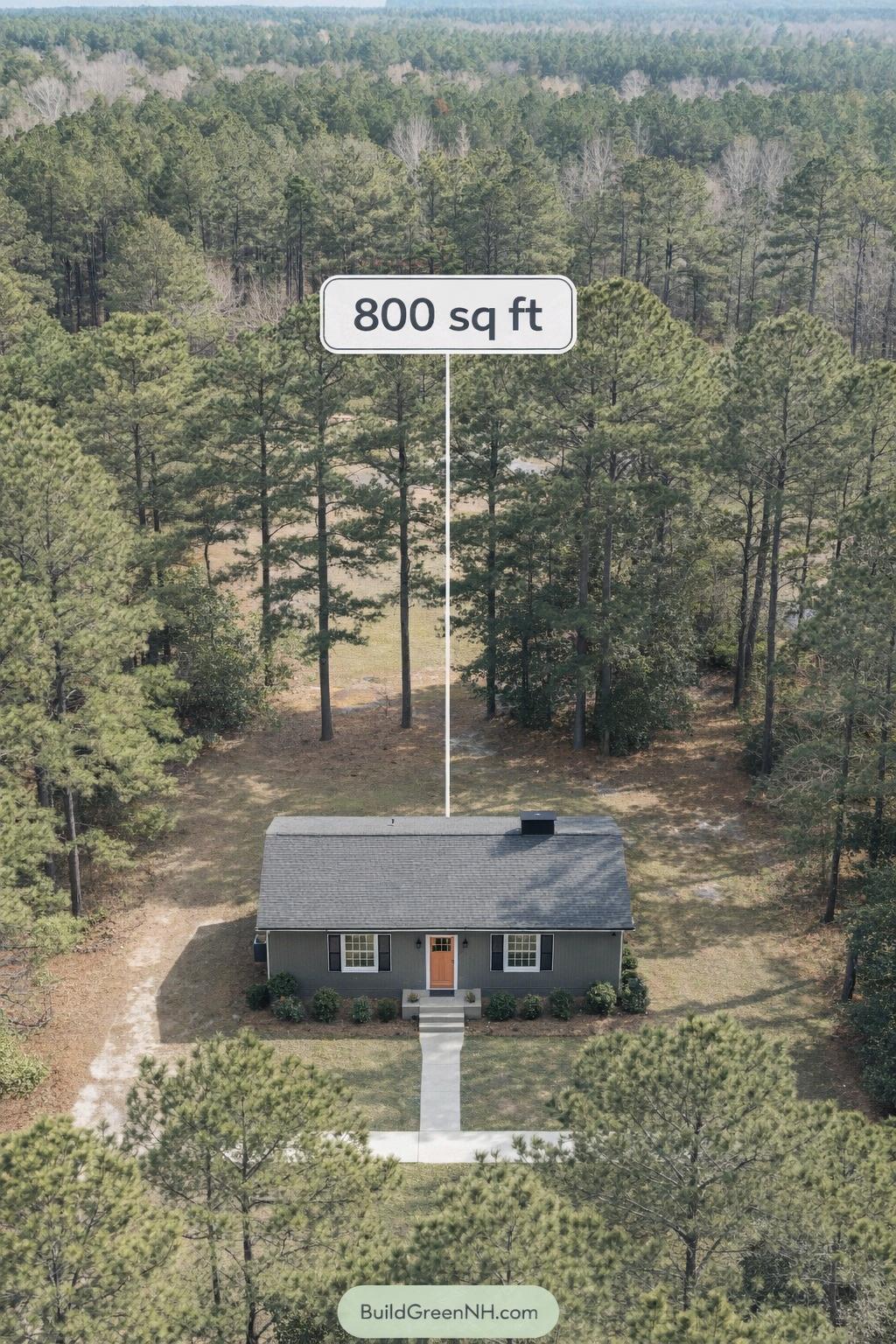 Peach Door Woodland Ranch Top View