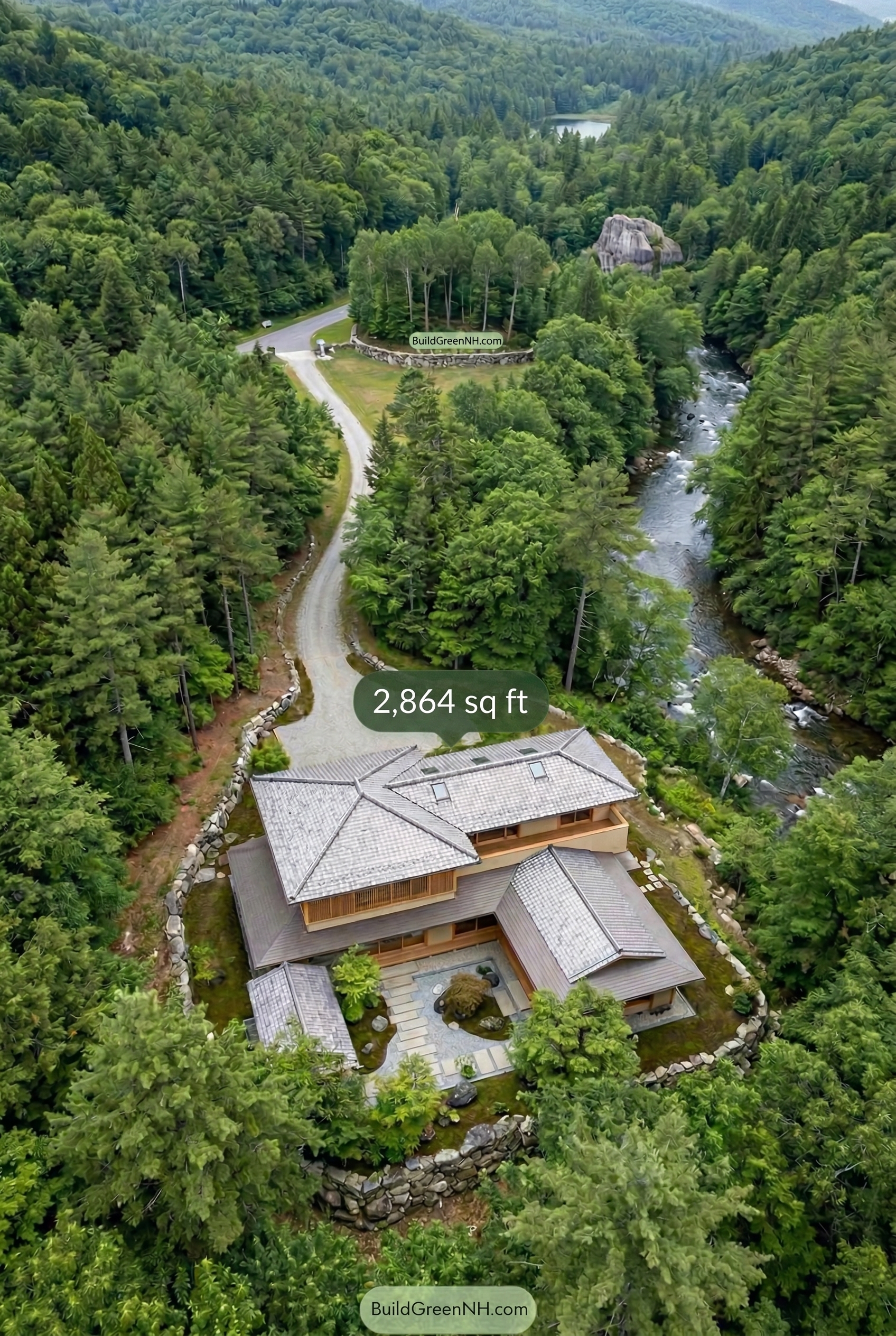 A Dance of Serenity and Timber Japanese Touch Top View