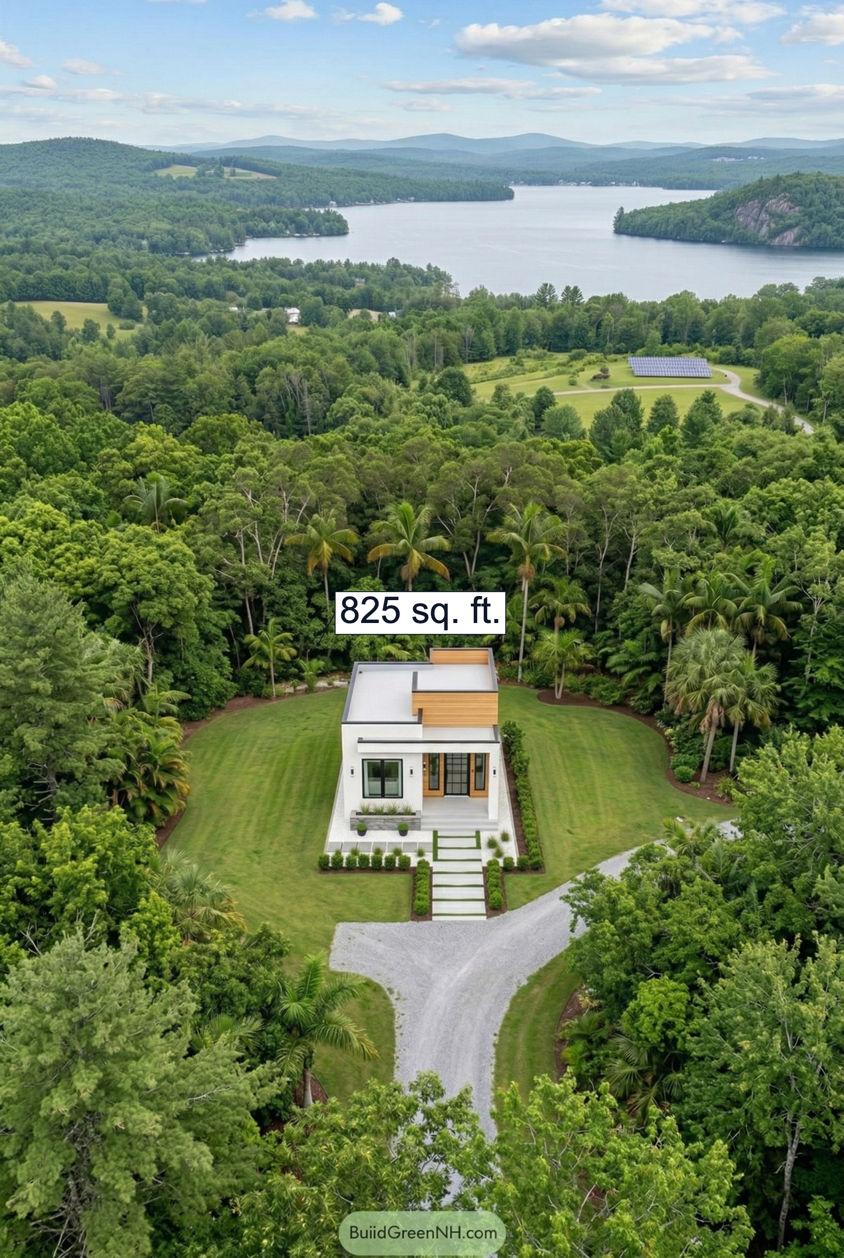 Eco Enclave: The Snug Sanctuary Top View