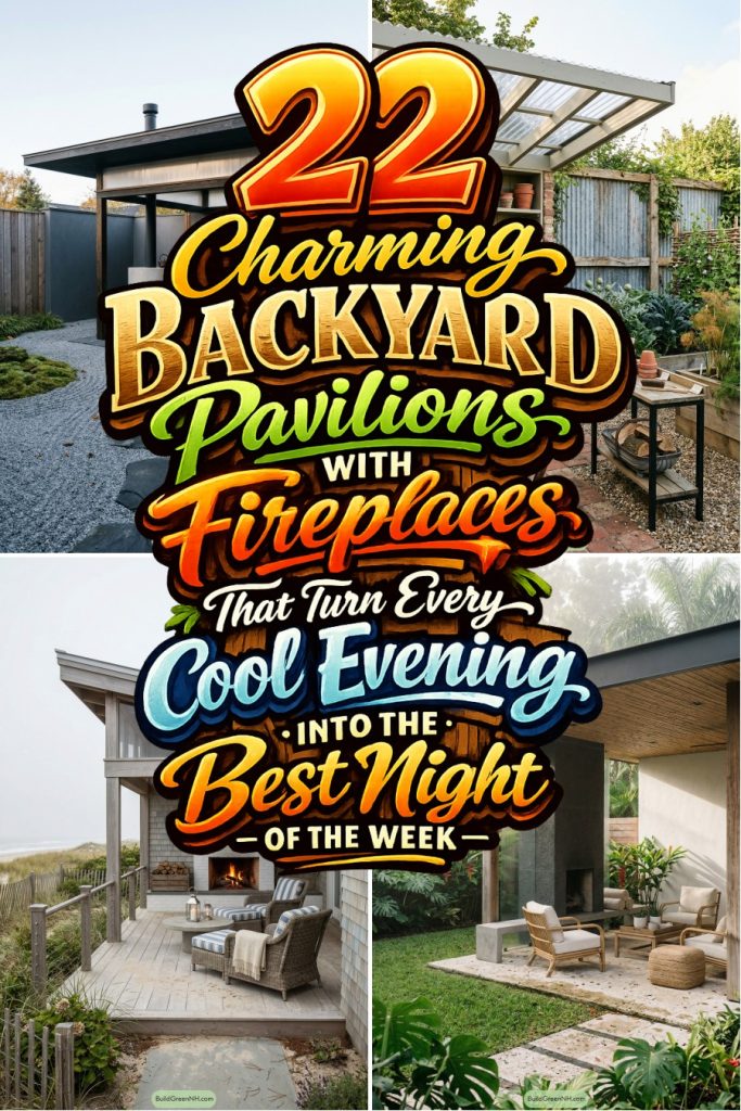22 Charming Backyard Pavilions with Fireplaces That Turn Every Cool Evening Into the Best Night of the Week