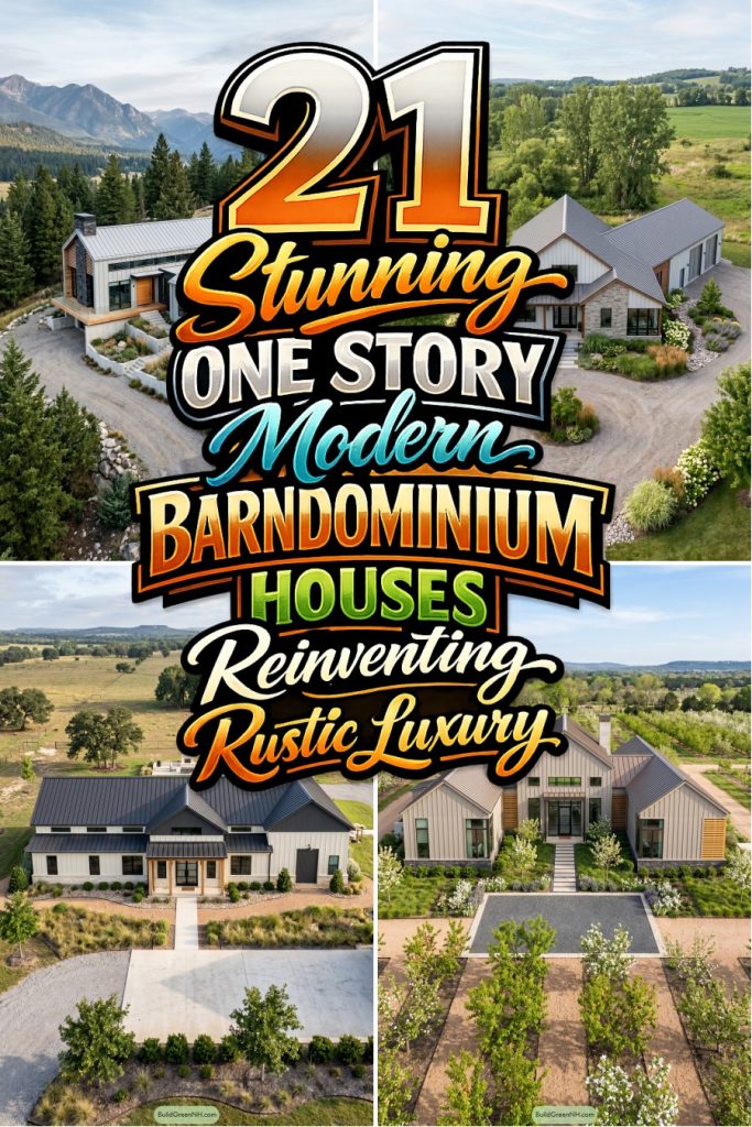 21 Stunning One Story Modern Barndominium Houses Reinventing Rustic Luxury