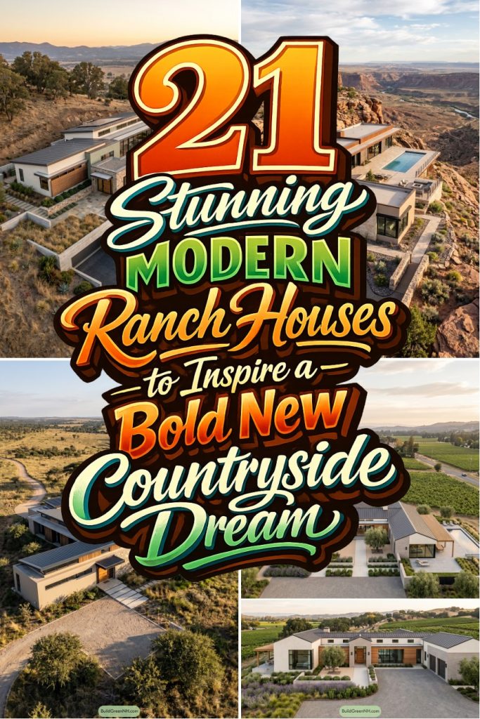 21 Stunning Modern Ranch Houses to Inspire a Bold New Countryside Dream