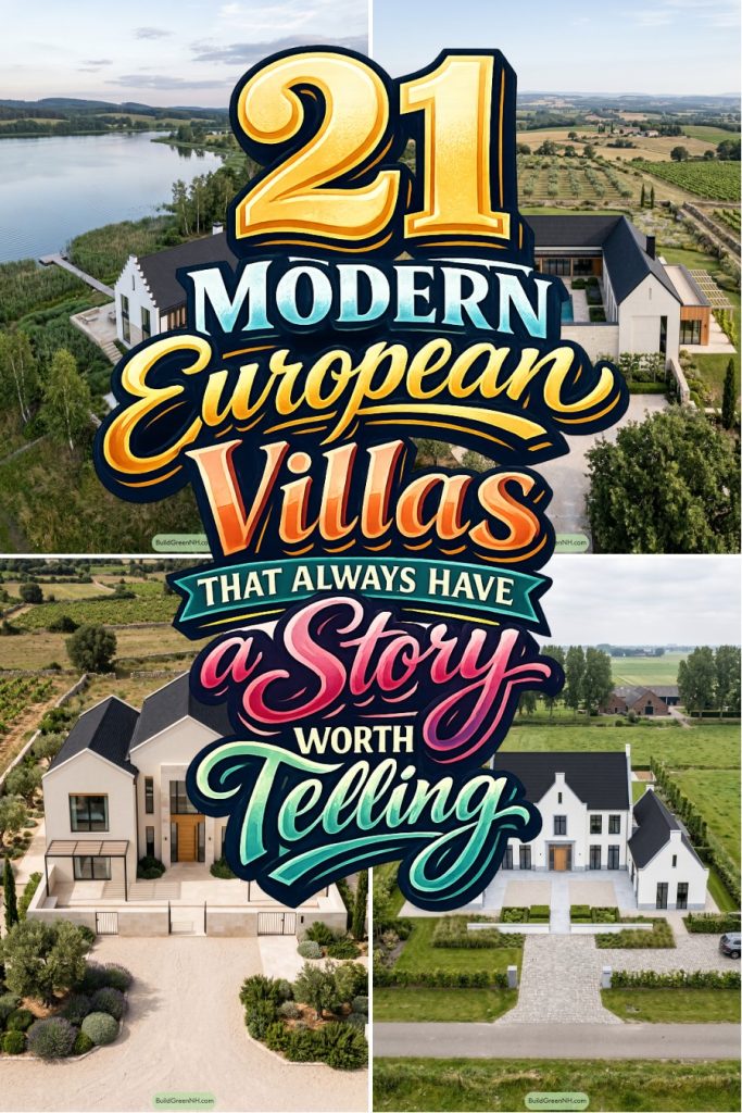 21 Modern European Villas That Always Have a Story Worth Telling