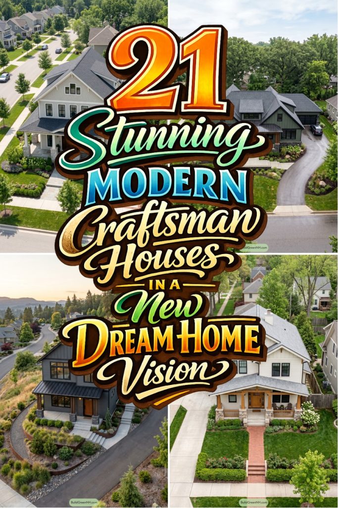 21 Stunning Modern Craftsman Houses in a New Dream Home Vision