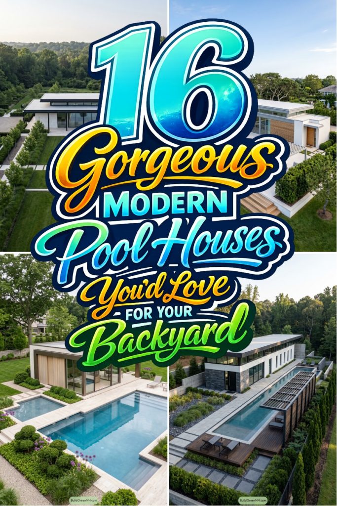 16 Gorgeous Modern Pool Houses You'd Love for Your Backyard