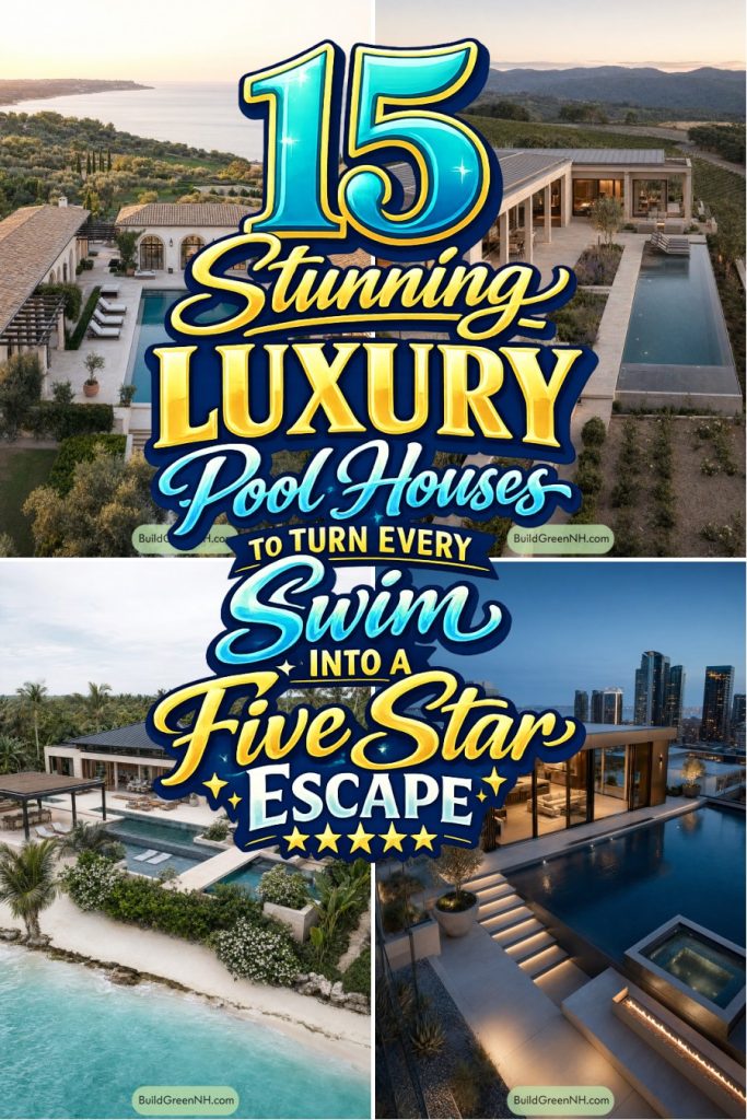 15 Stunning Luxury Pool Houses to Turn Every Swim Into a Five Star Escape