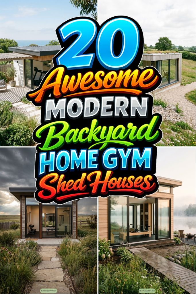 20 Awesome Modern Backyard Home Gym Shed Houses