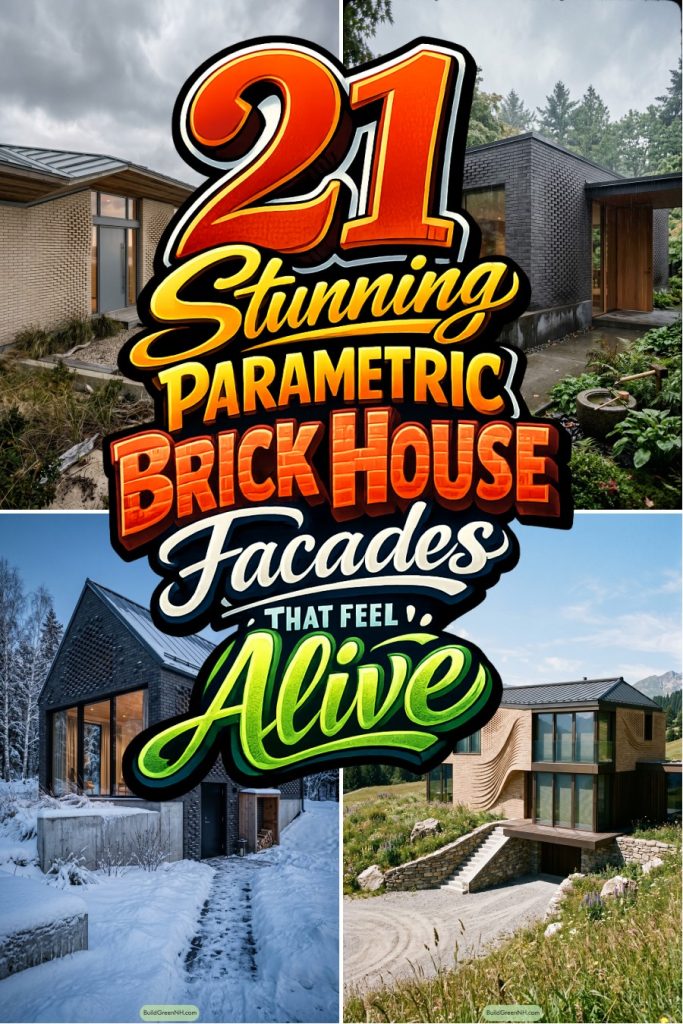 21 Stunning Parametric Brick House Facades That Feel Alive