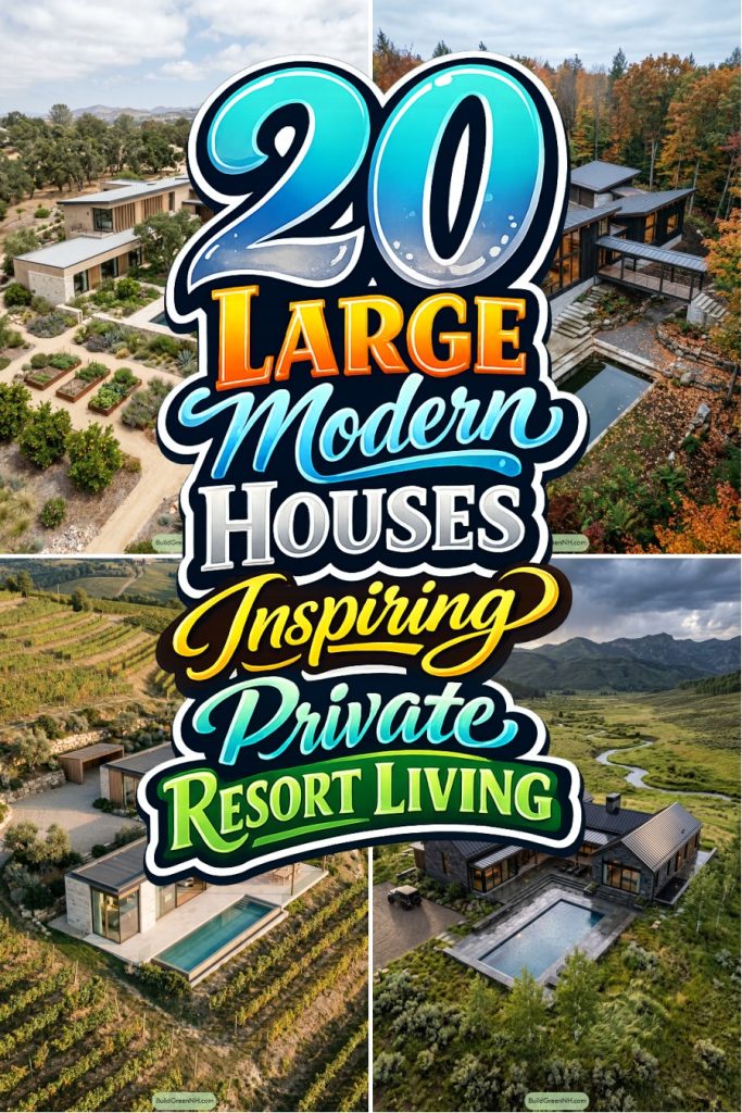 20 Large Modern Houses Inspiring Private Resort Living
